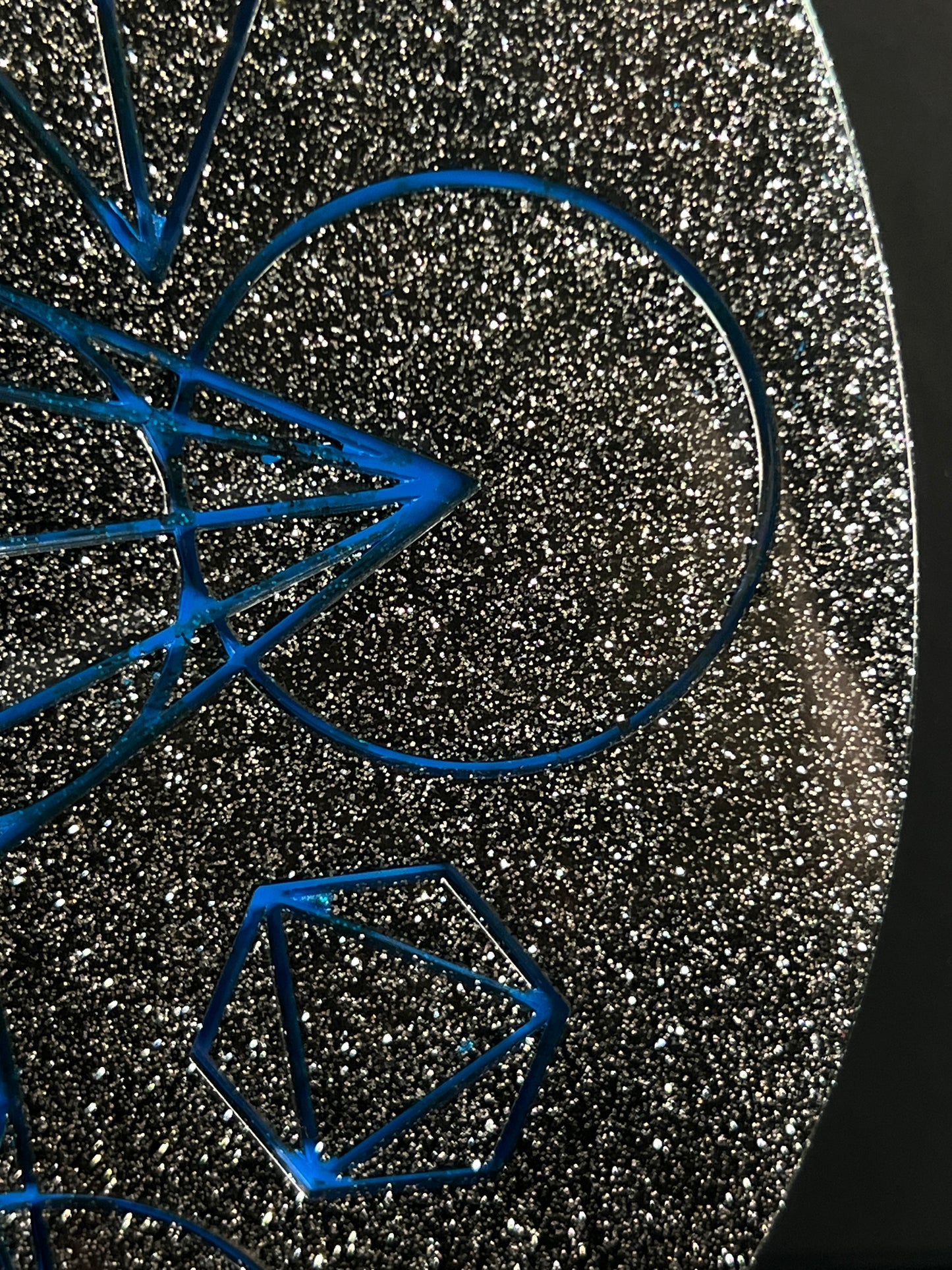 ✨ Starforge Sacred Geometry Tray | Electric Cosmic Altar Disc