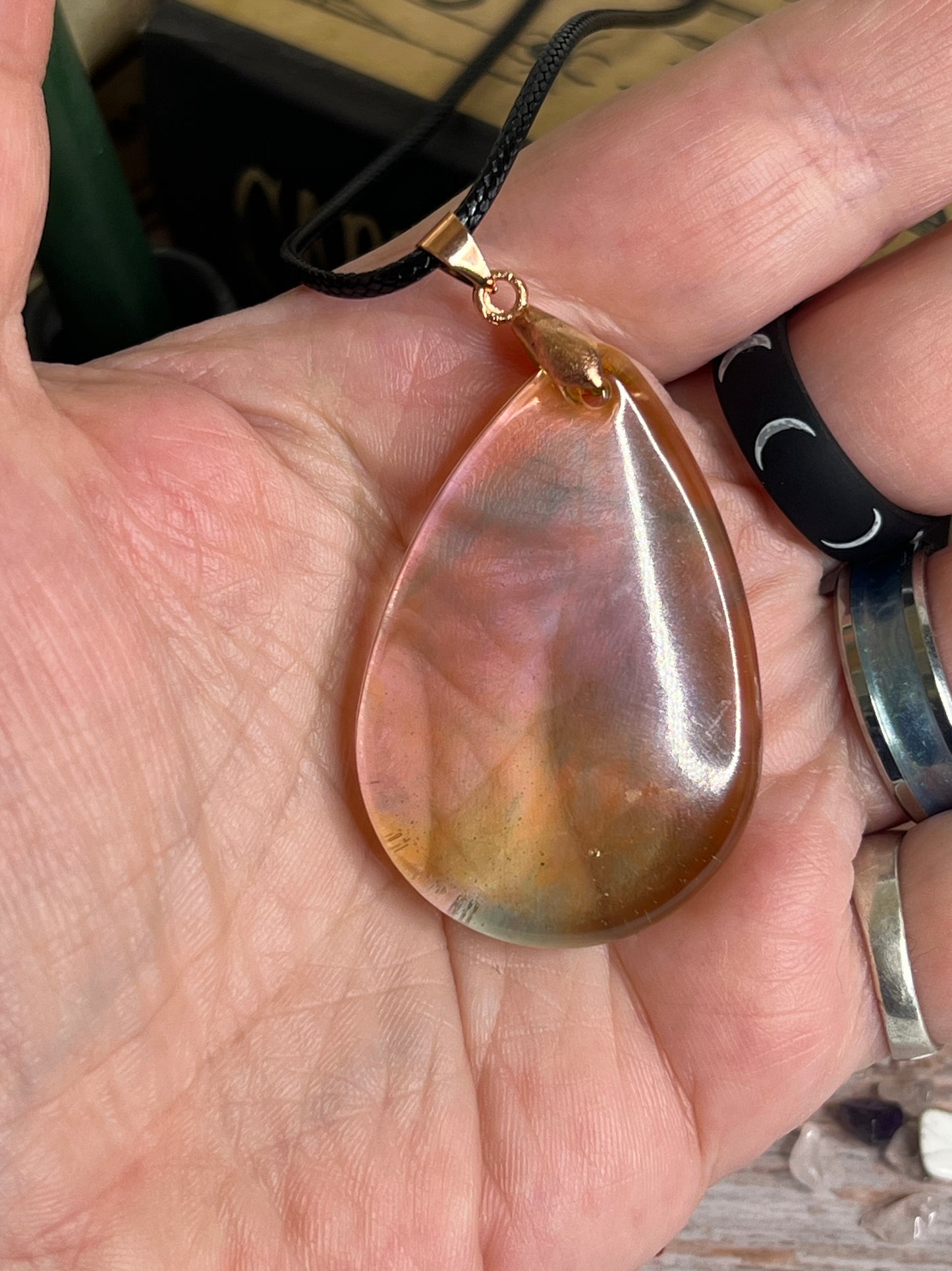 Aurora Dewdrop Pendant | Pastel Light & Gentle Glow
