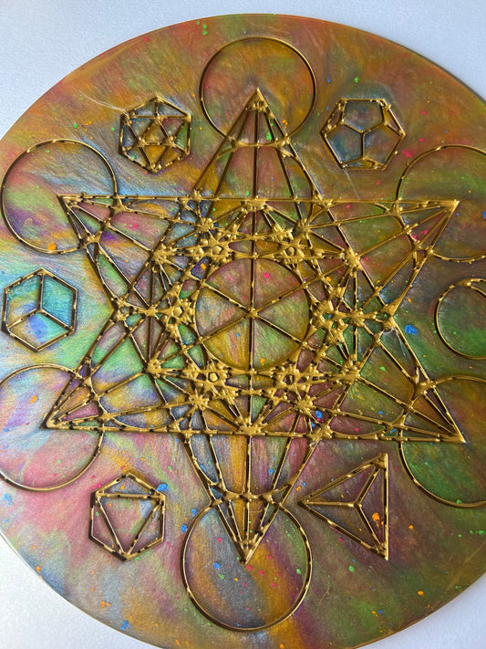 SACRED GEOMETRY TRAY - MEDIUM