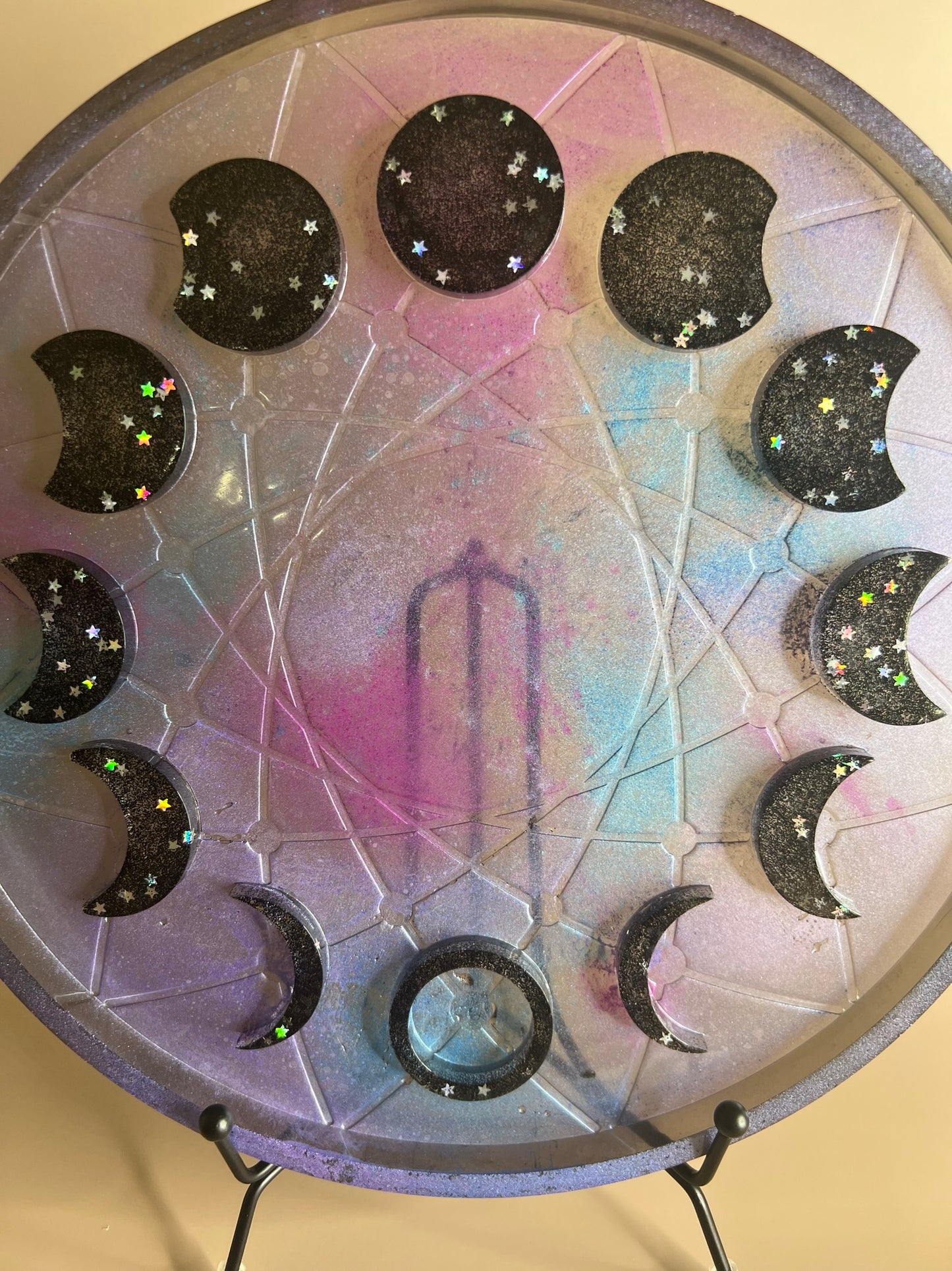celestial night 3d moon phase tray - 19