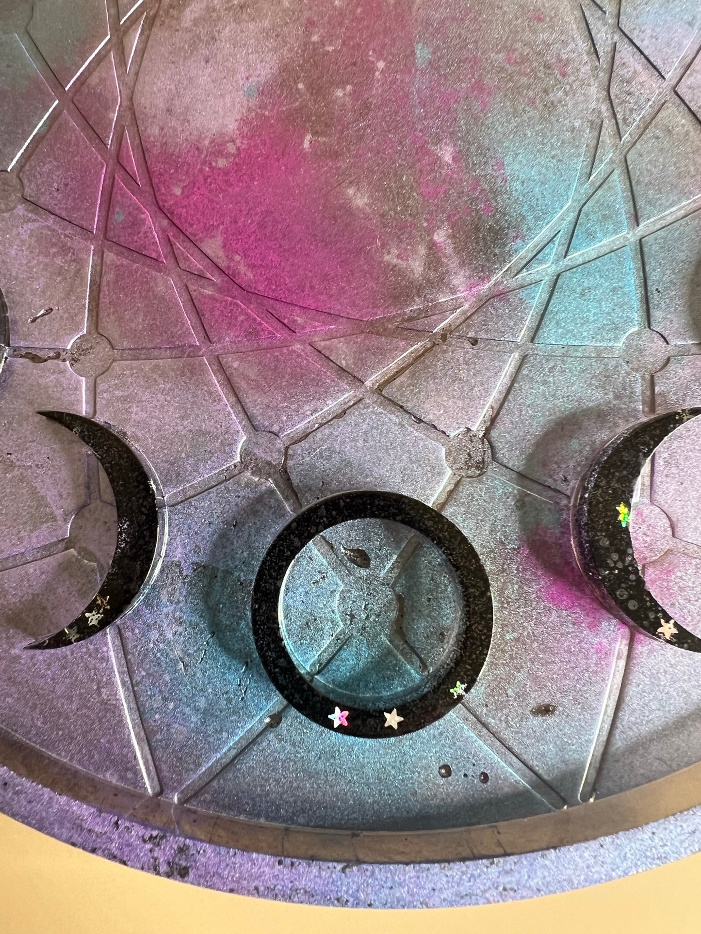 celestial night 3d moon phase tray - 10