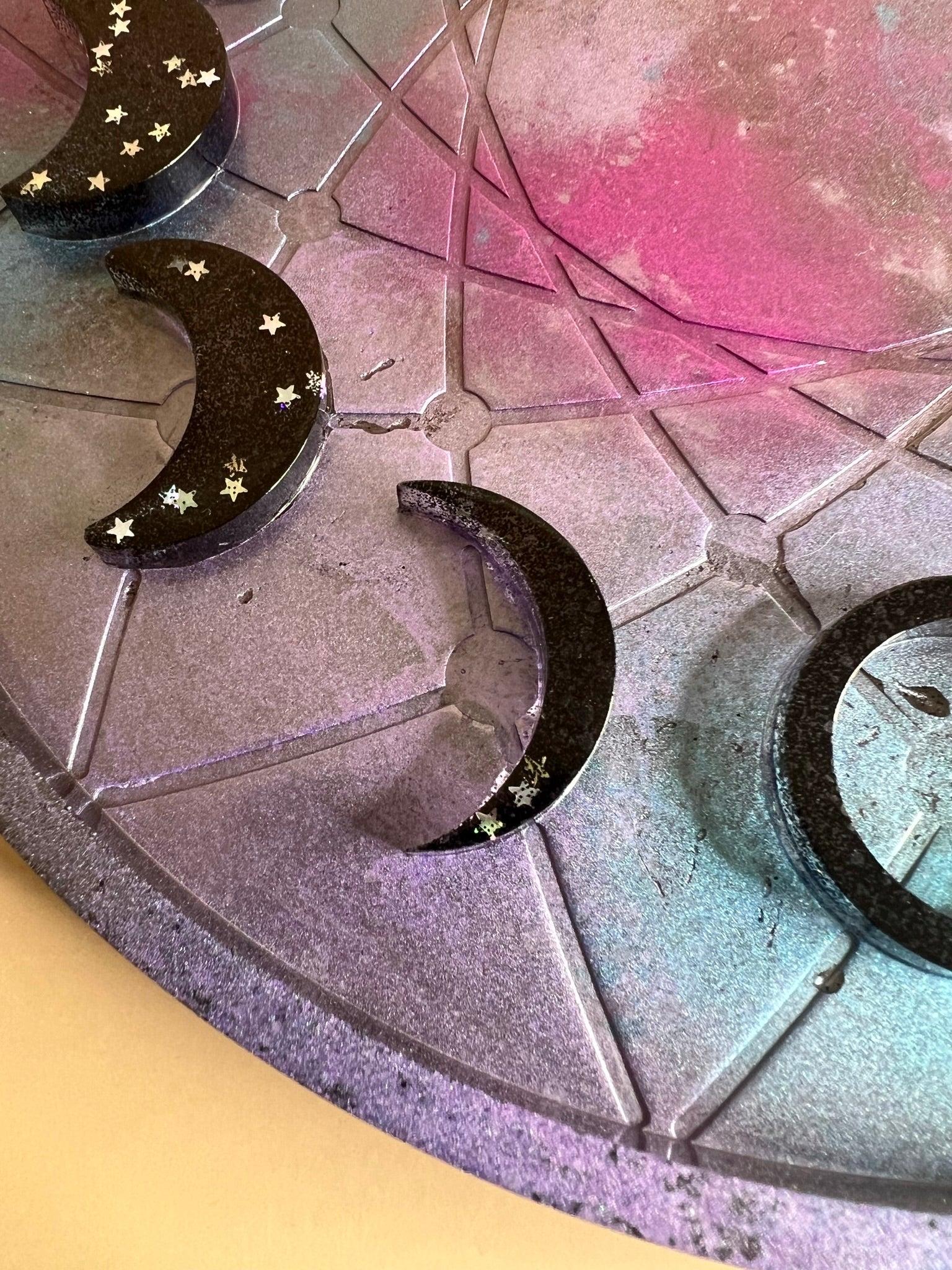 celestial night 3d moon phase tray - 14