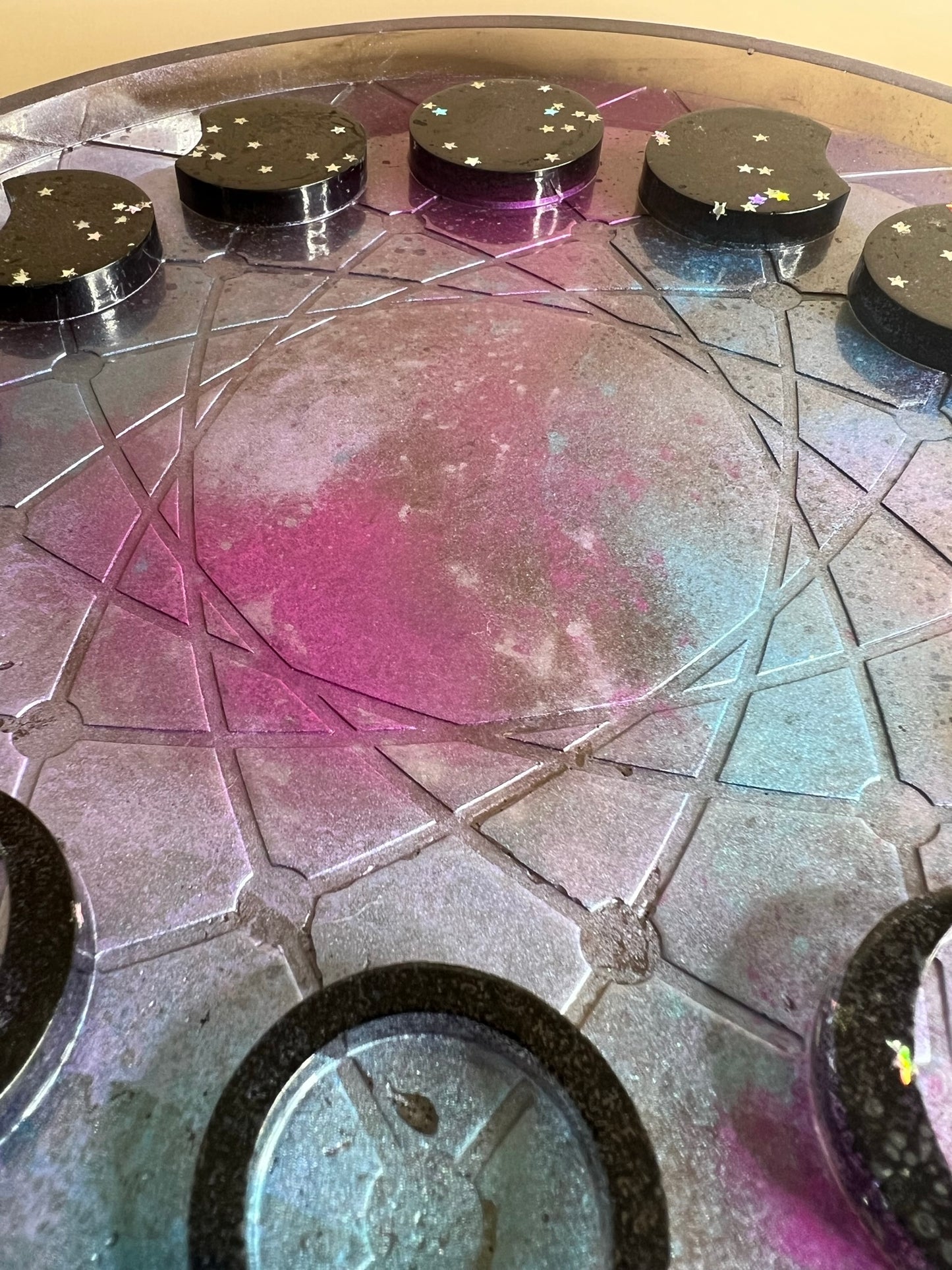 celestial night 3d moon phase tray - 15