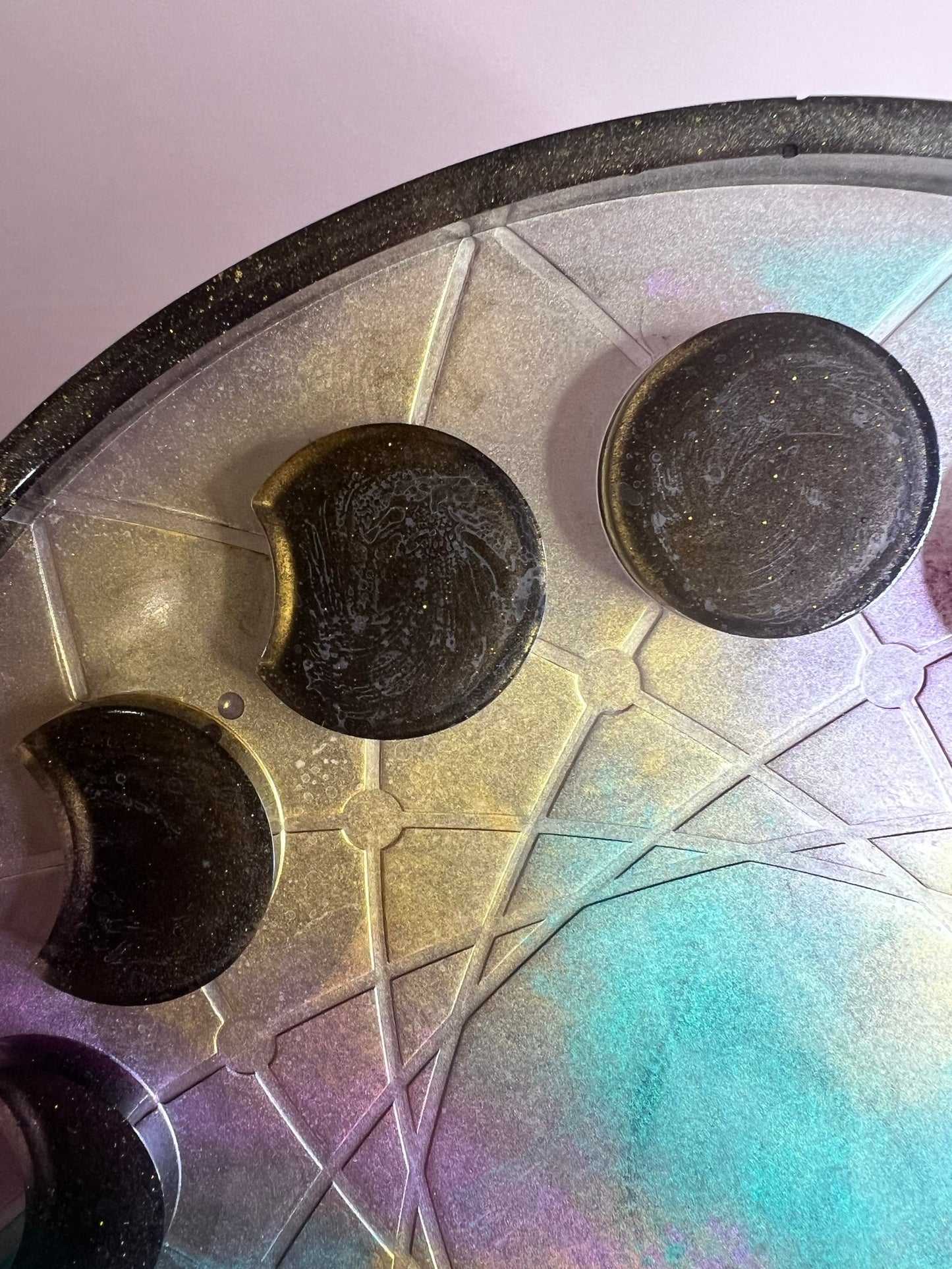 cosmic eclipse 3d moon phase tray - 3