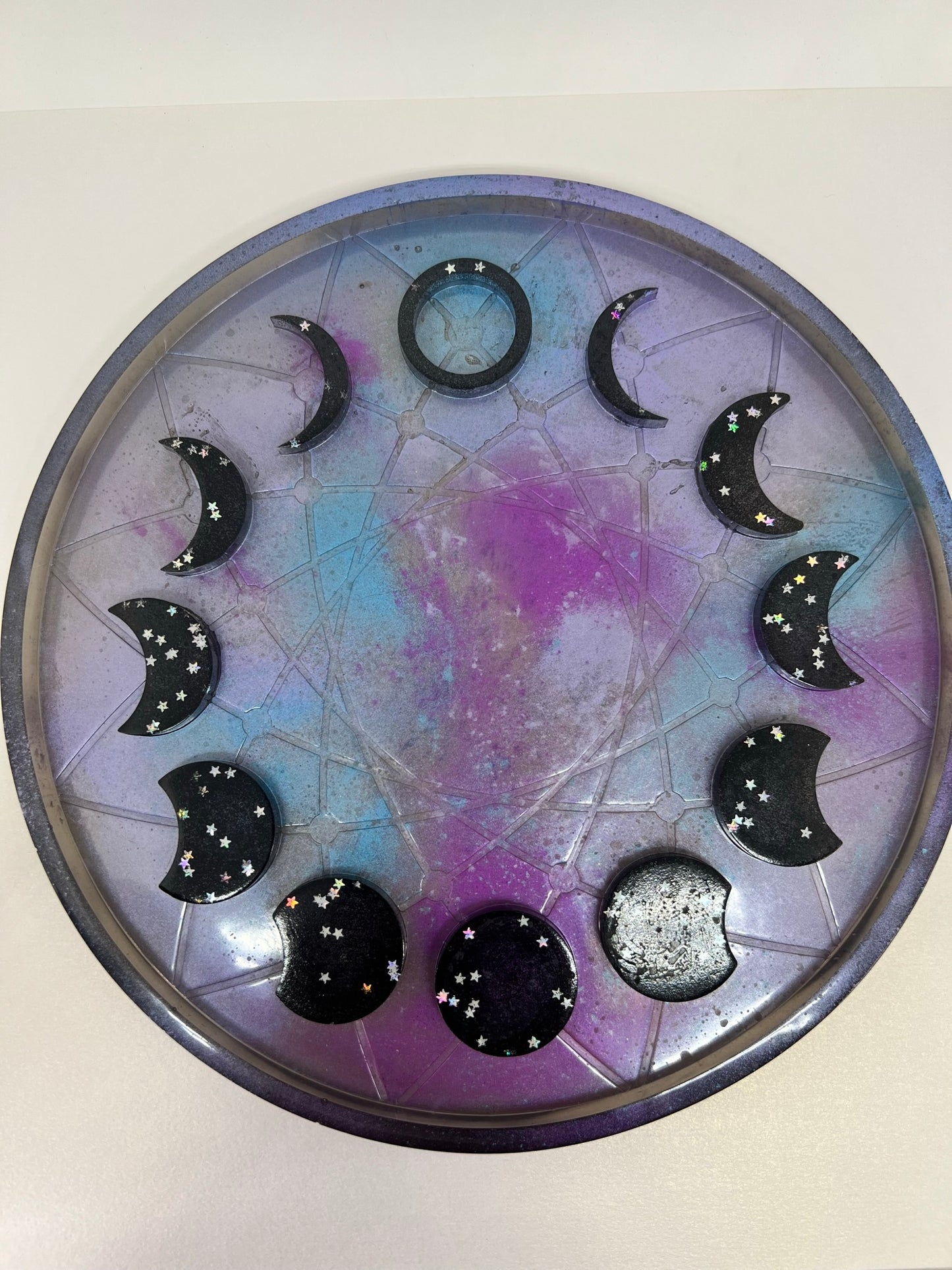 celestial night 3d moon phase tray - 7
