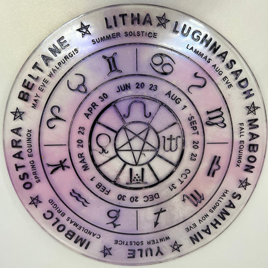 ✨ Amethyst Dawn Wheel of the Year Altar Tray ✨