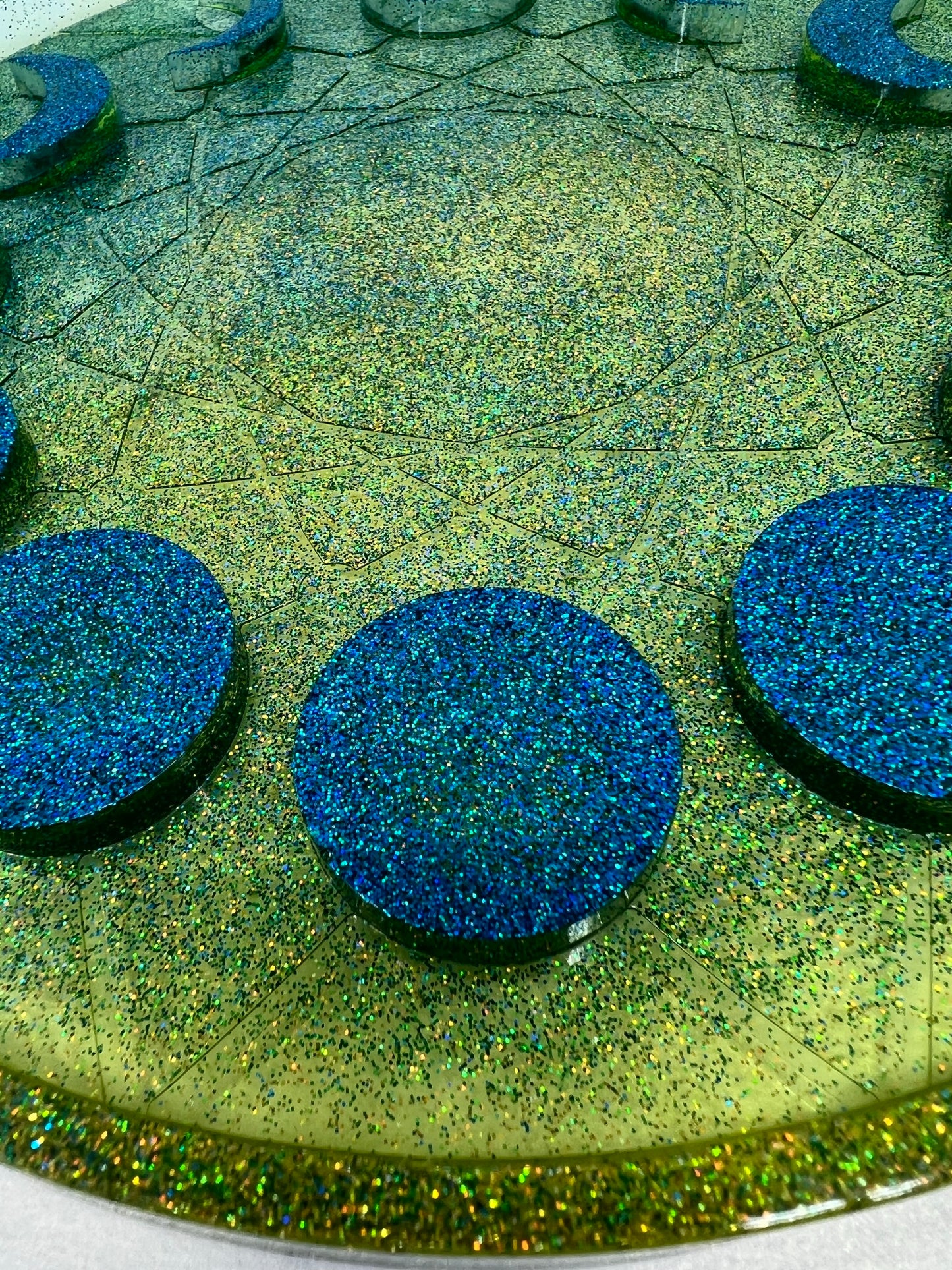galactic glow 3d moon phase tray - 1