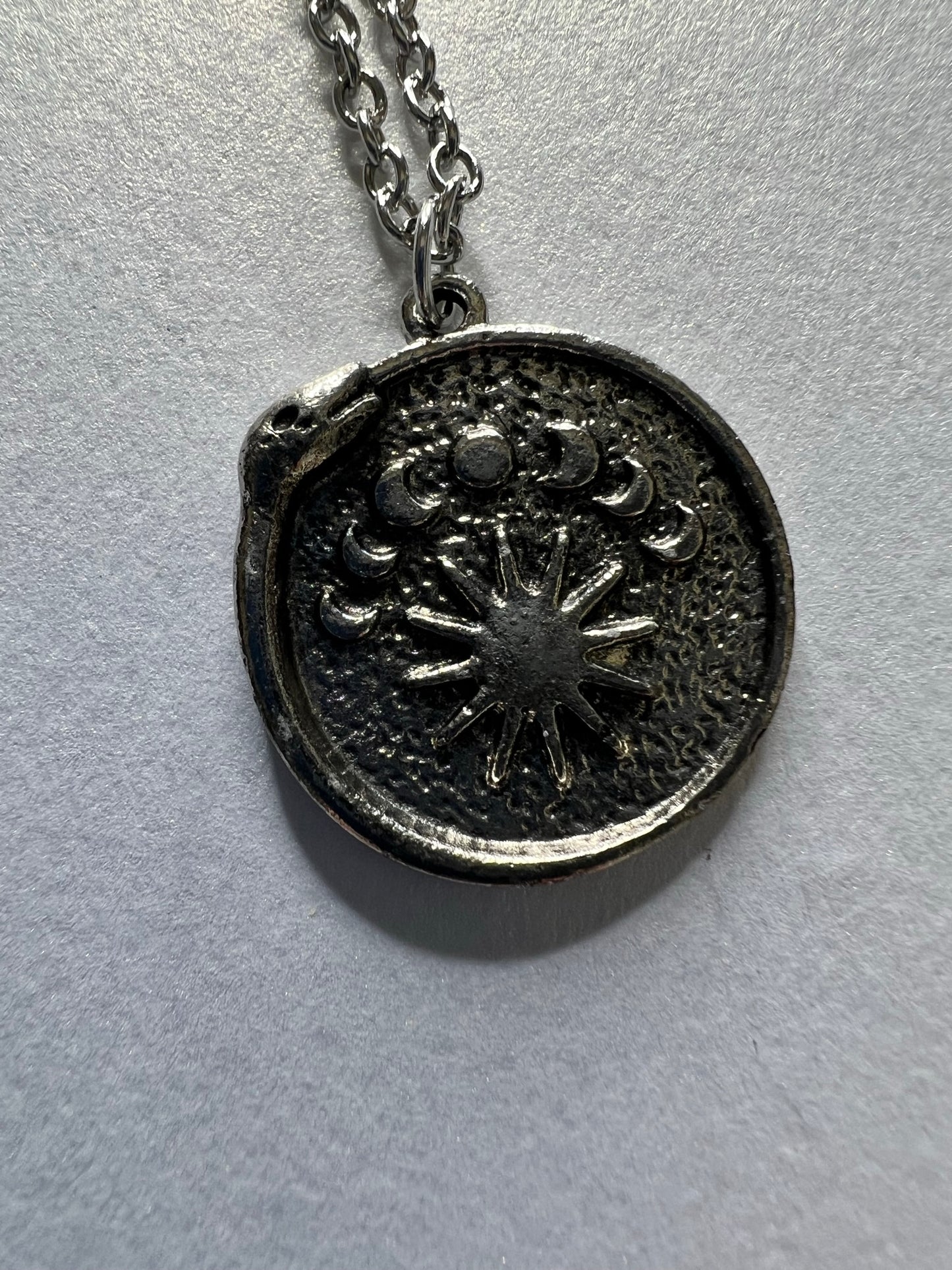 SUN & MOON PENDANT NECKLACE