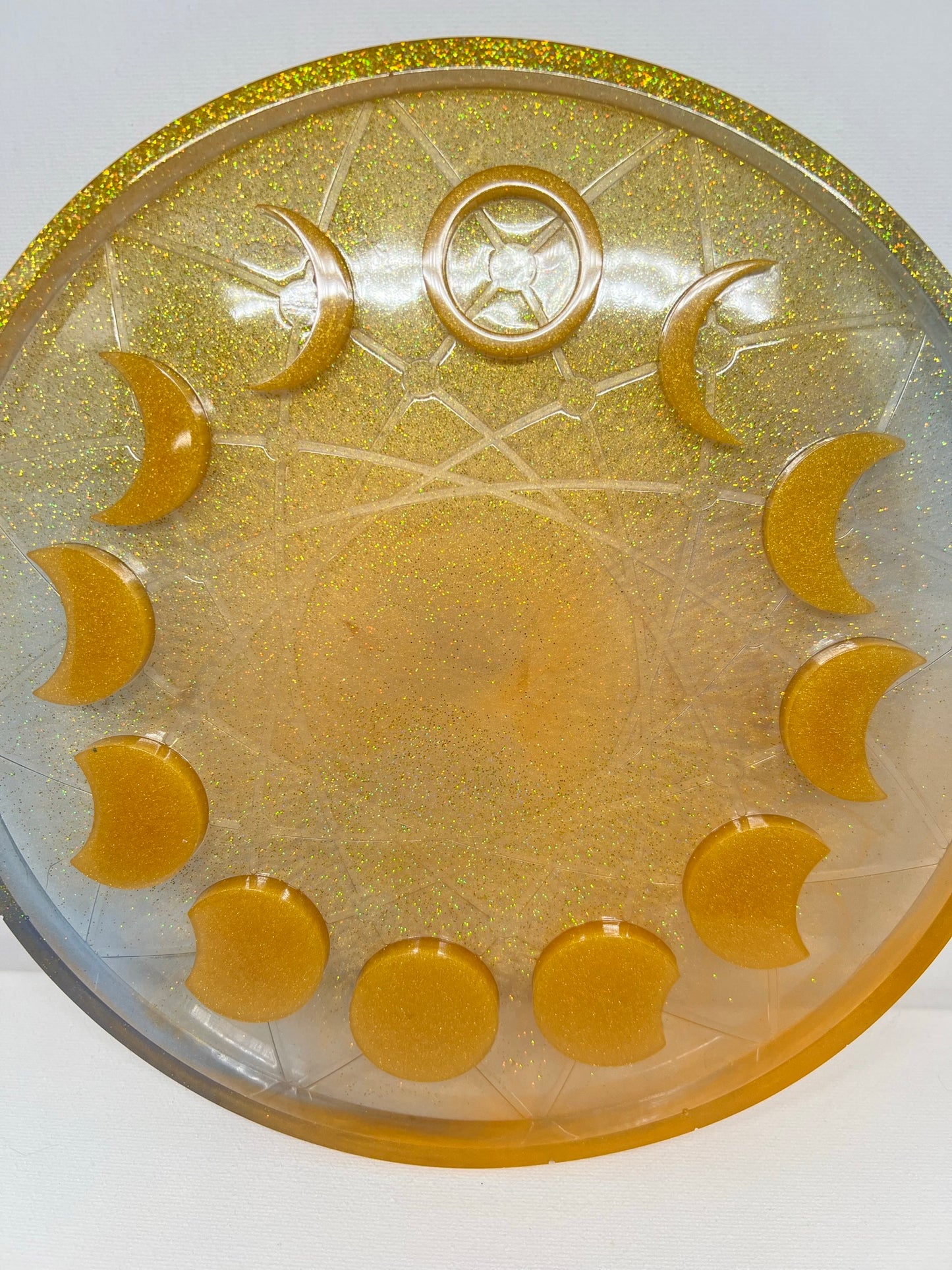 golden moon radiance 3d moon phase tray - 3