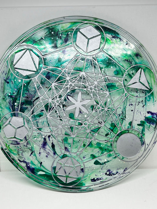 SACRED GEOMETRY TRAY - LARGE