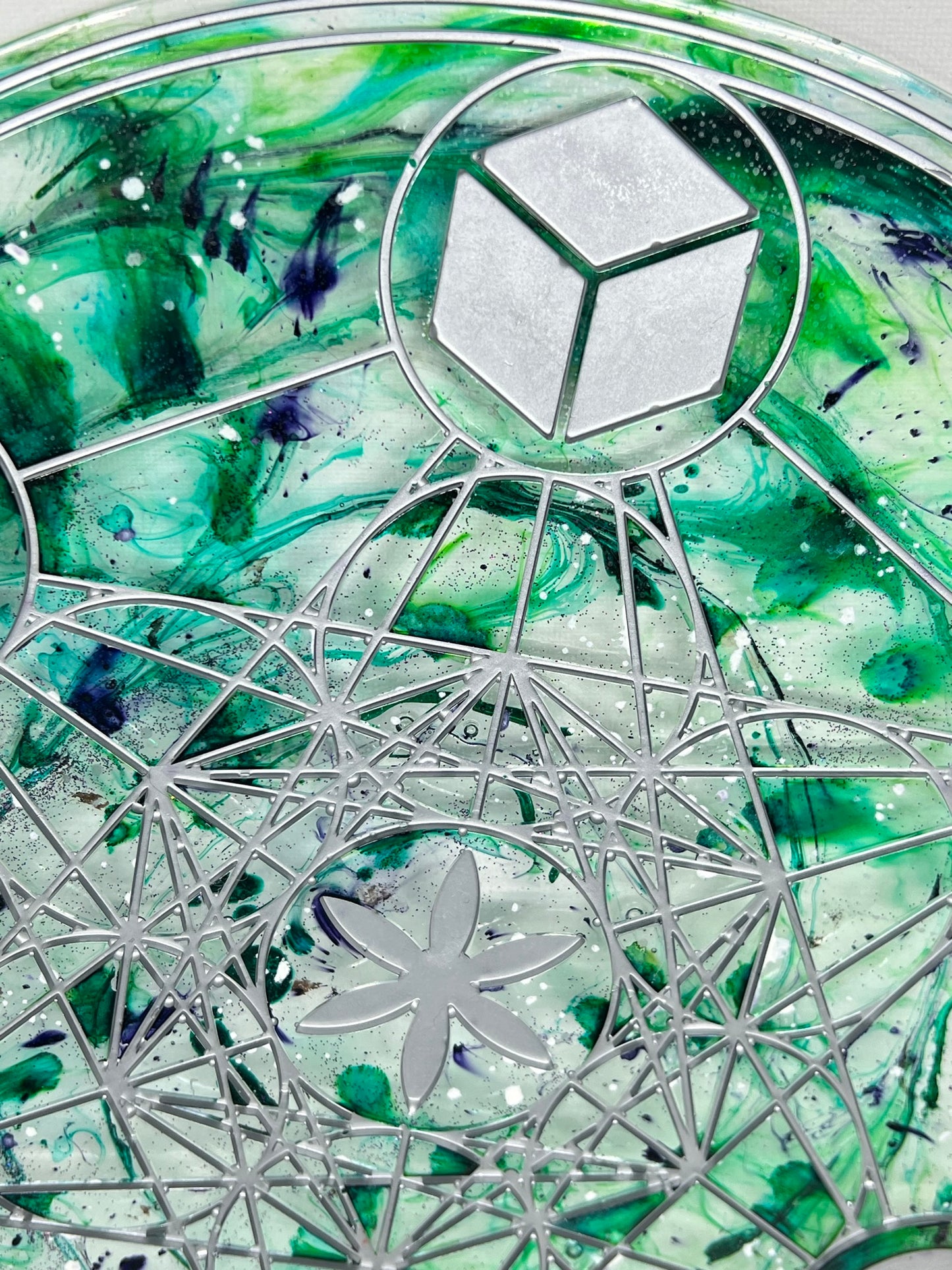 SACRED GEOMETRY TRAY - LARGE