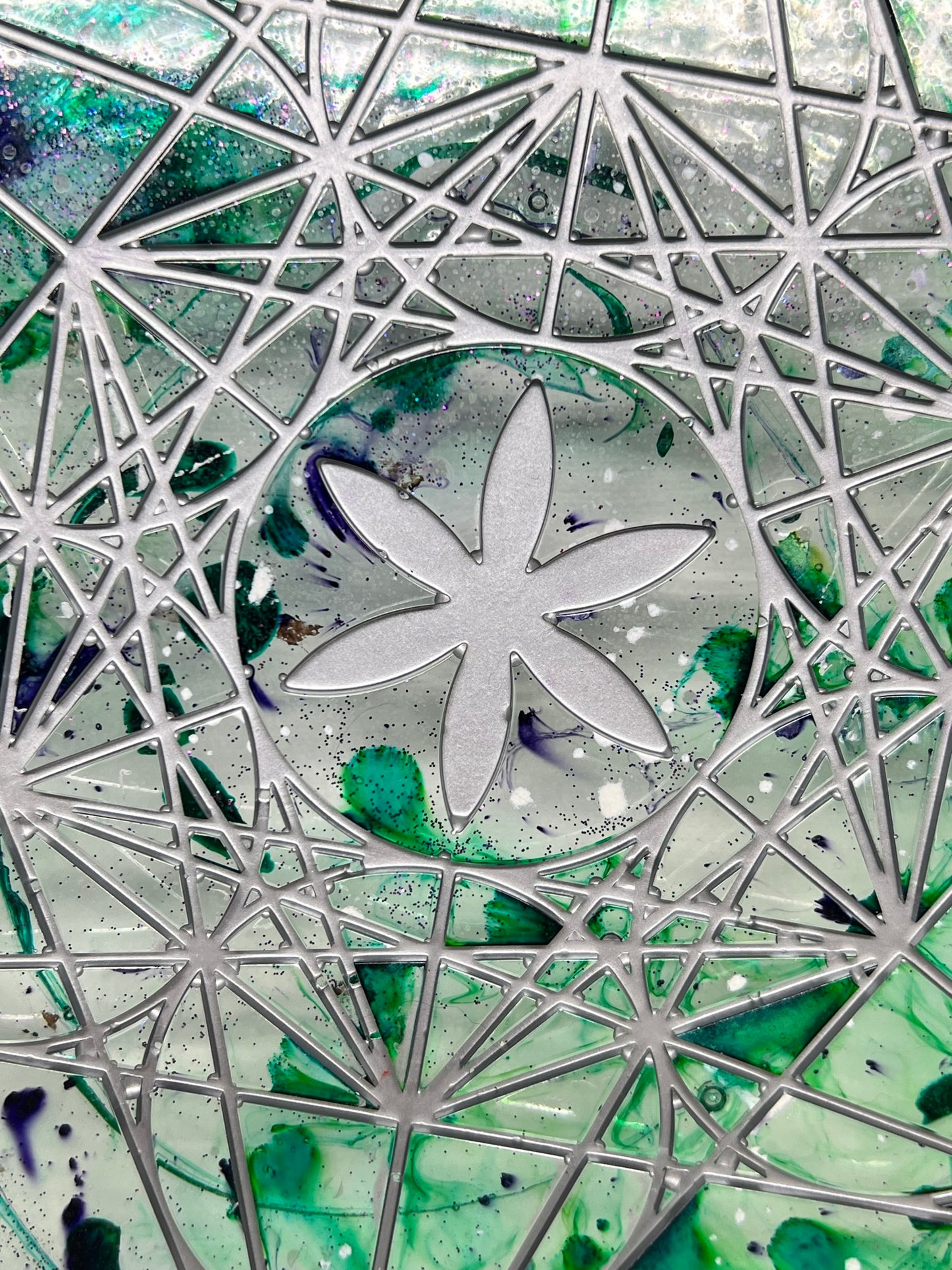 SACRED GEOMETRY TRAY - LARGE