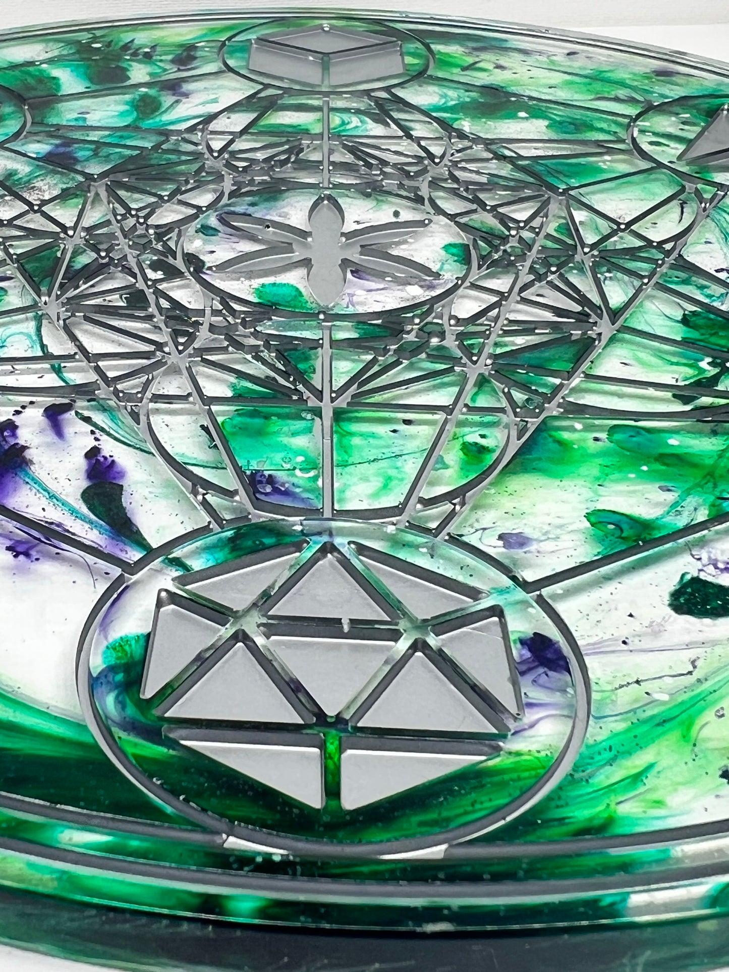 SACRED GEOMETRY TRAY - LARGE