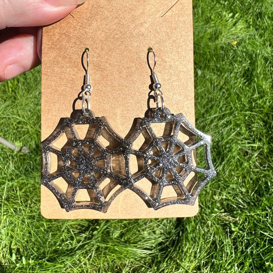 Midnight Web Enchantment Earrings