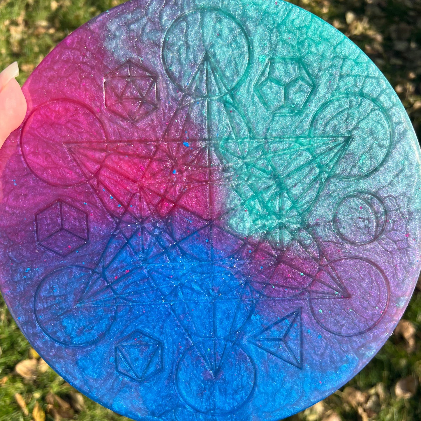 SACRED GEOMETRY TRAY - MEDIUM