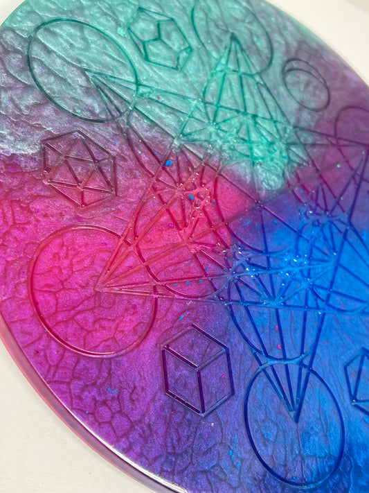 SACRED GEOMETRY TRAY - MEDIUM