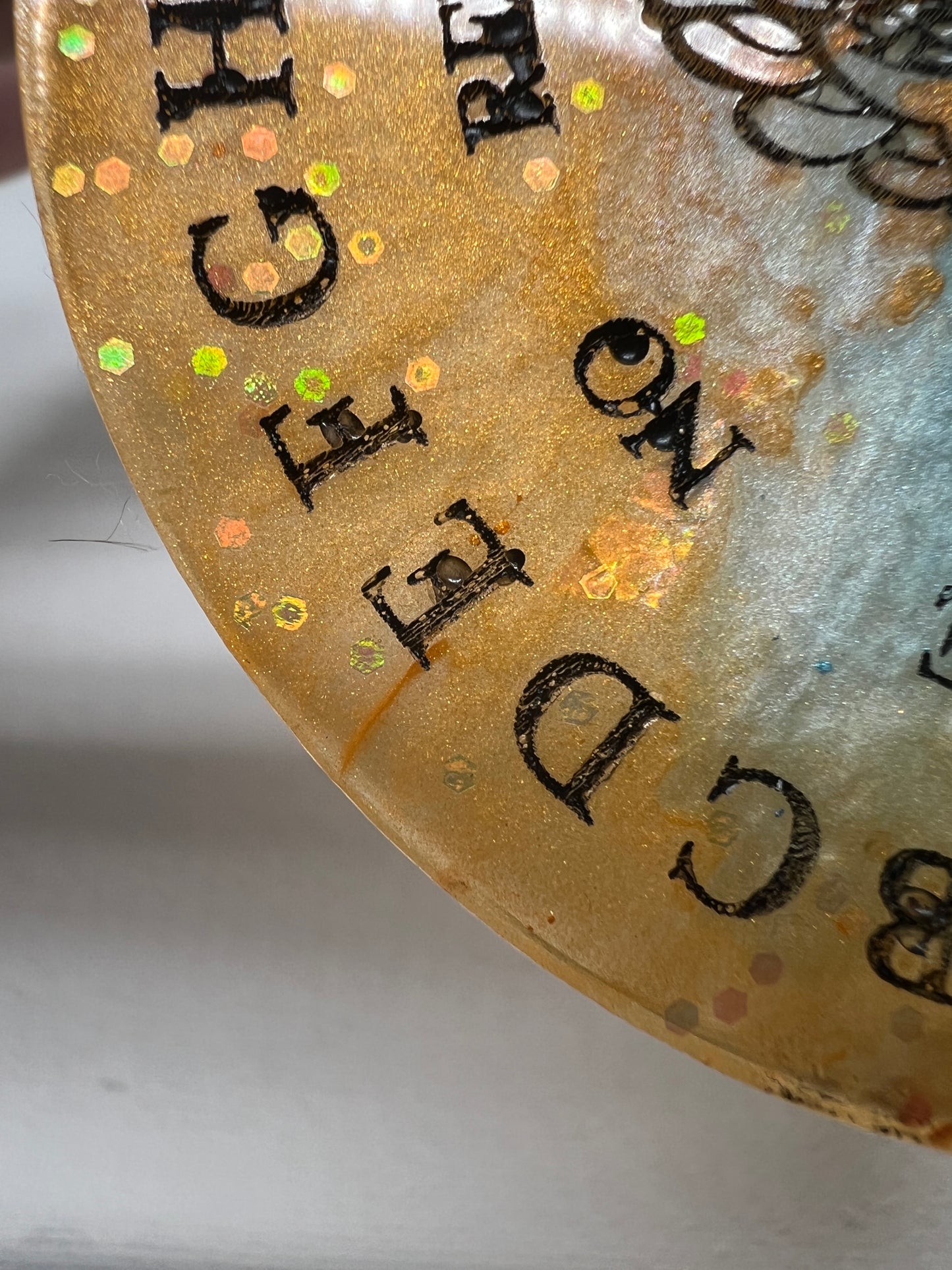 Butterfly Talking Board Witchcraft Divination Tool Resin - 2