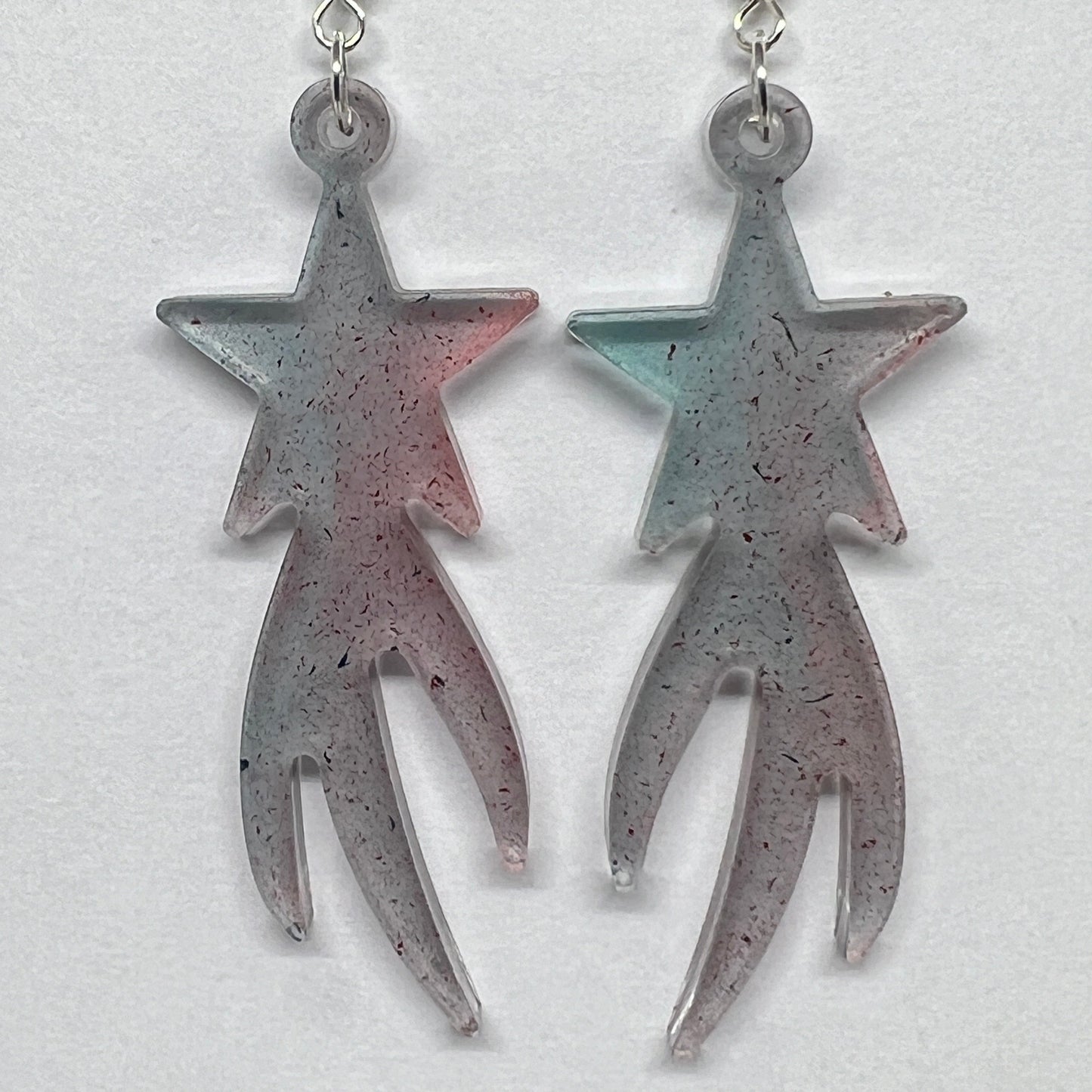 Starlit Trail Resin Earrings