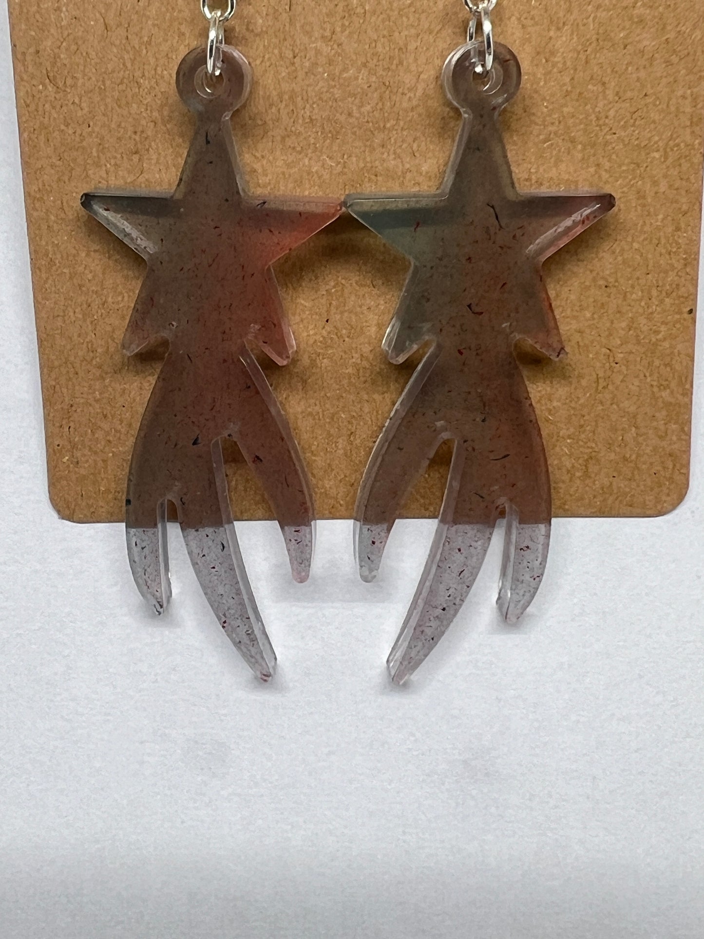 Starlit Trail Resin Earrings