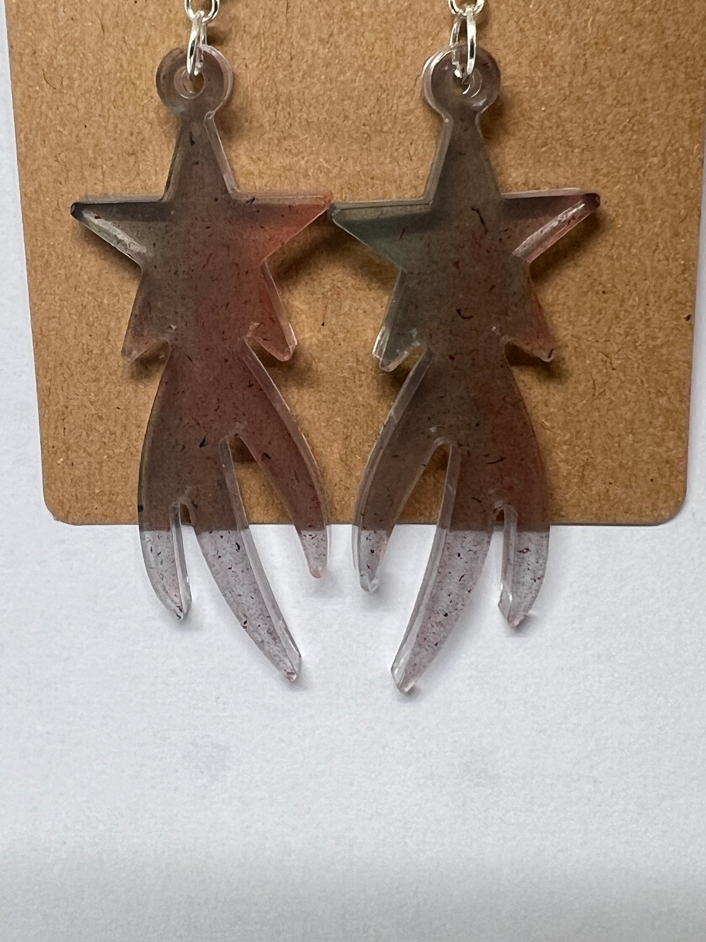 Starlit Trail Resin Earrings