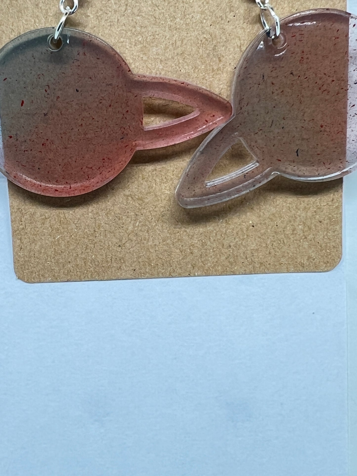Cosmic Orbit Resin Earrings