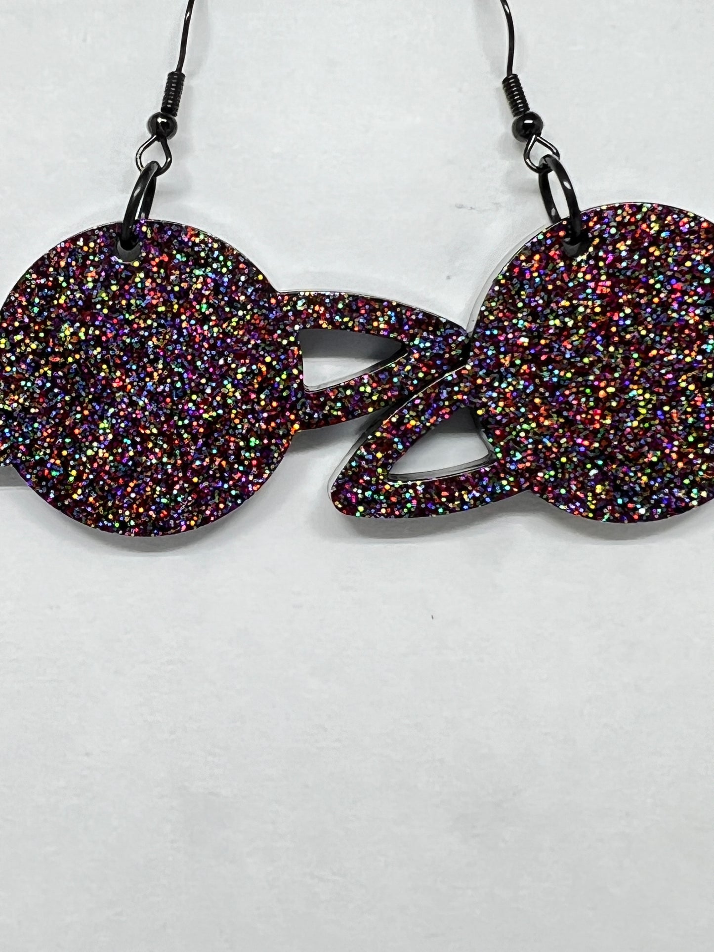 Cosmic Glitter Saturn Earrings