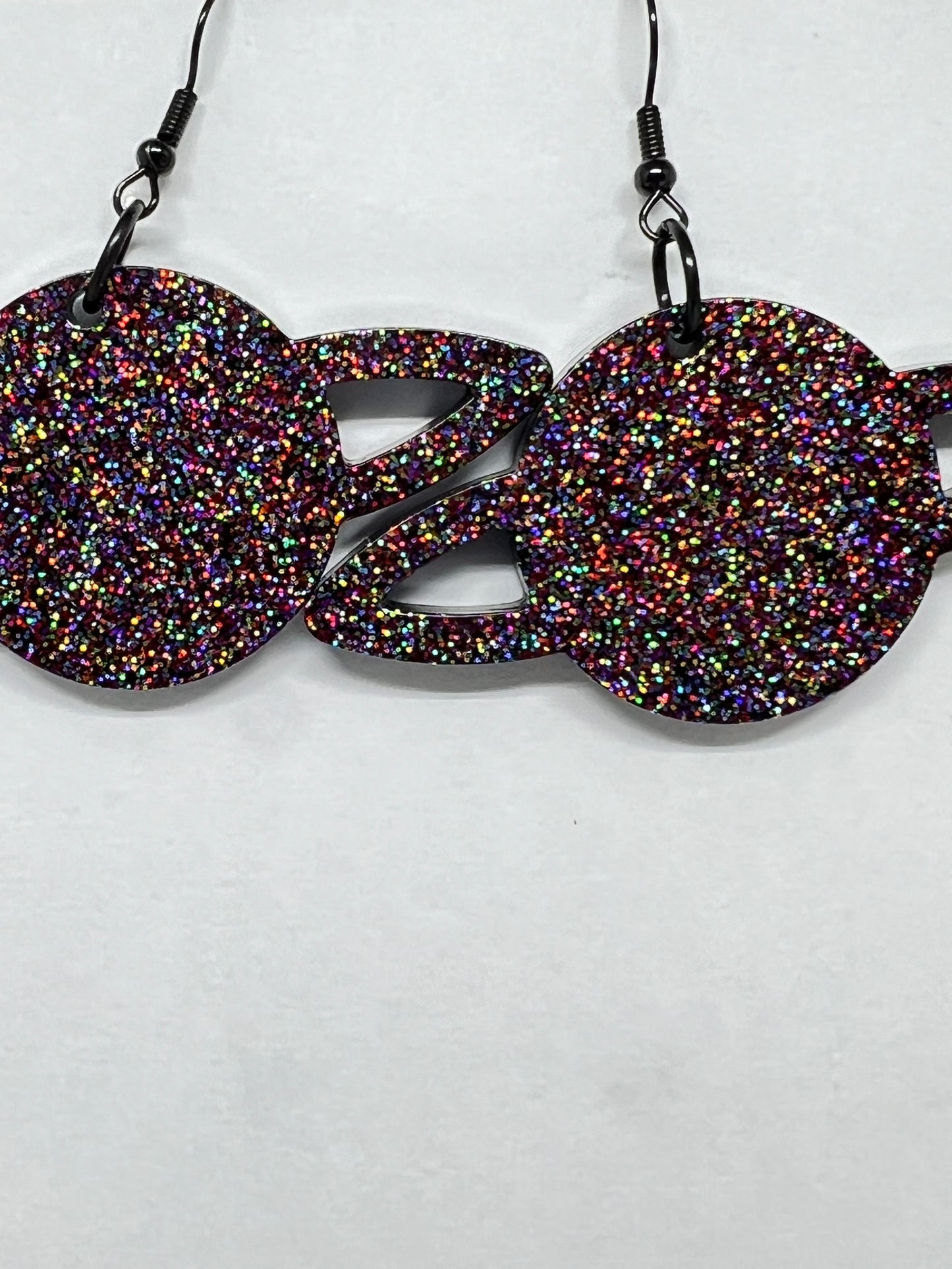 Cosmic Glitter Saturn Earrings
