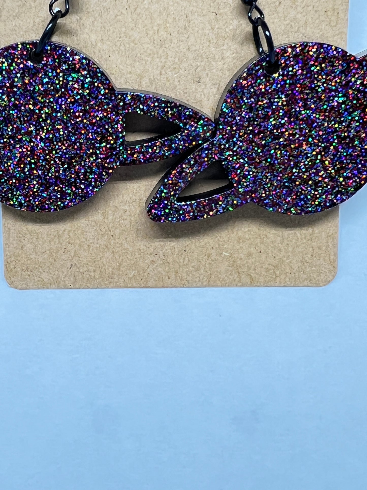 Cosmic Glitter Saturn Earrings