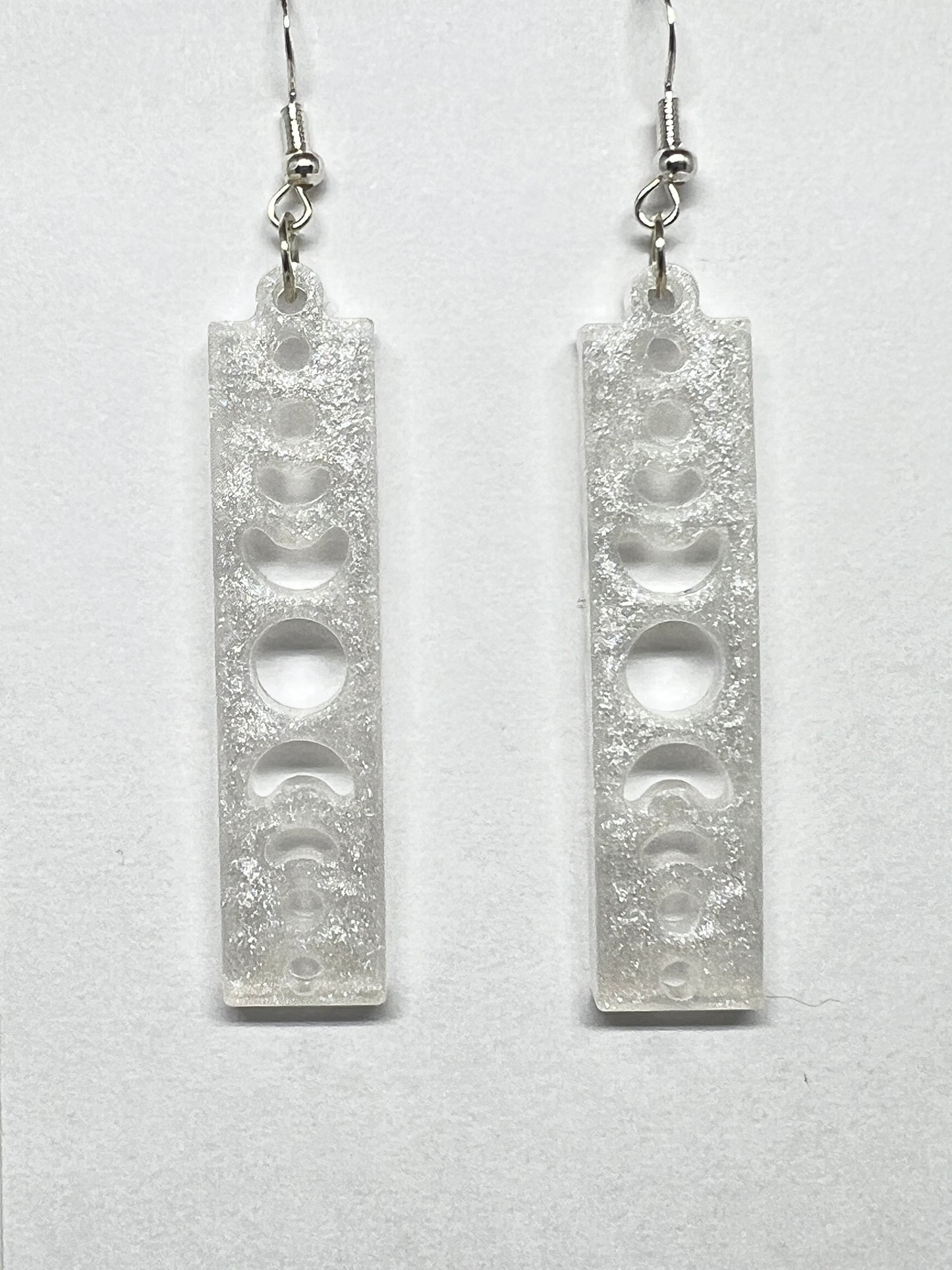 Phases of the Moon Resin Earrings
