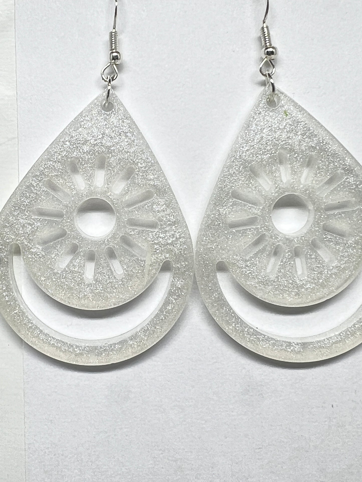 Radiant Sunbeam Resin Earrings