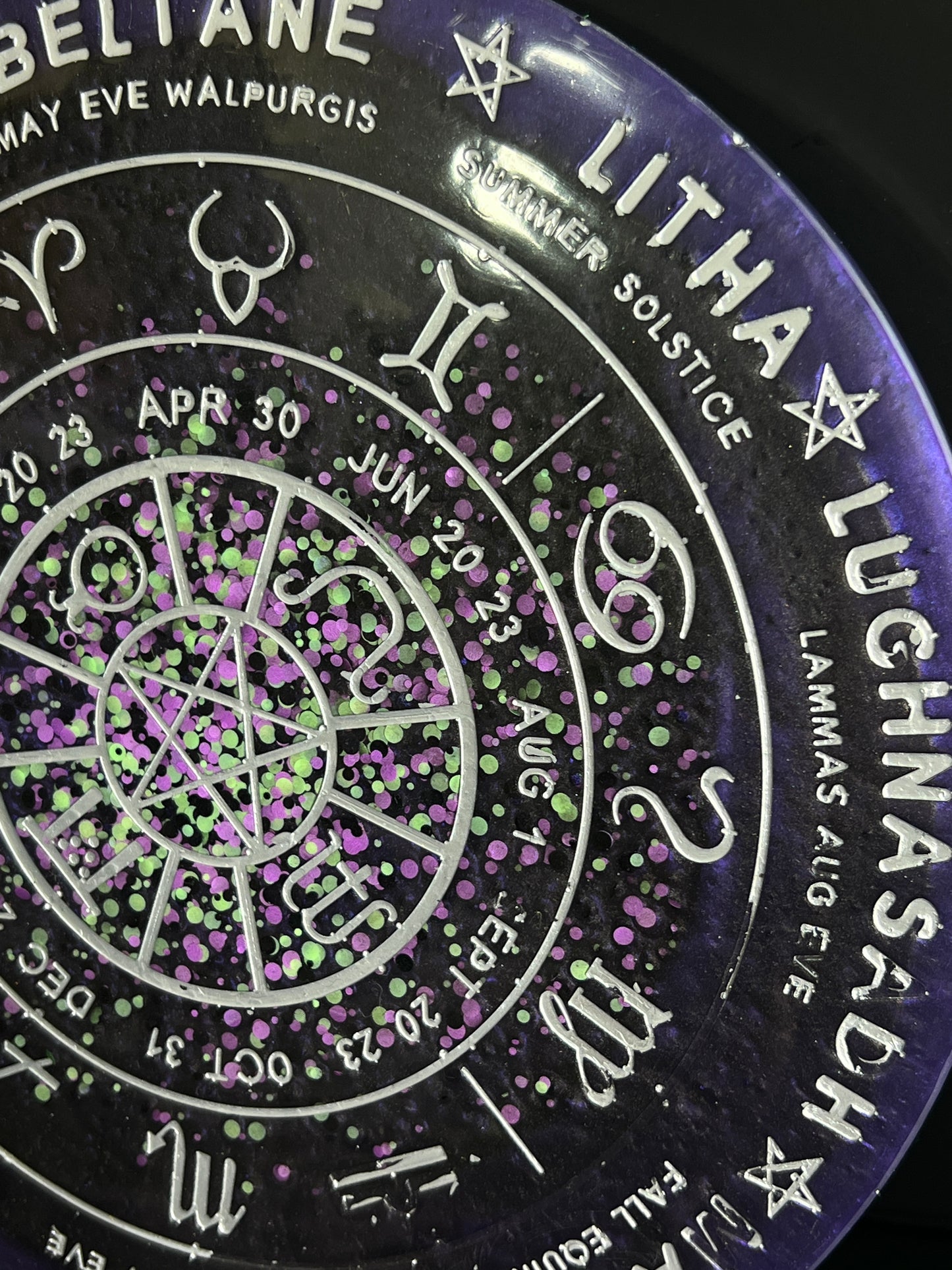 ✨ Midnight Oracle Wheel of the Year Altar Tray ✨