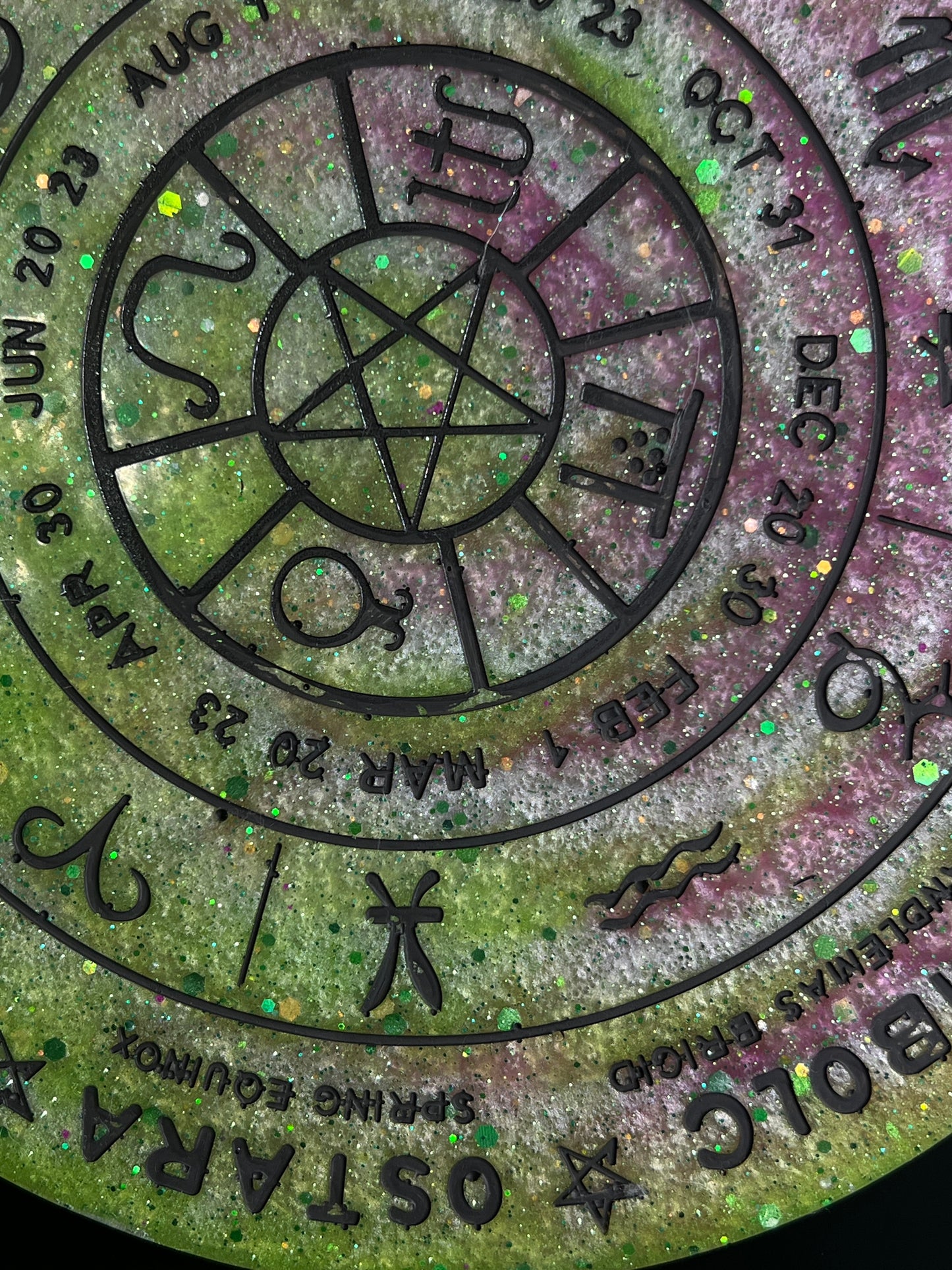 ✨ Enchanted Grove Wheel of the Year Altar Tray ✨