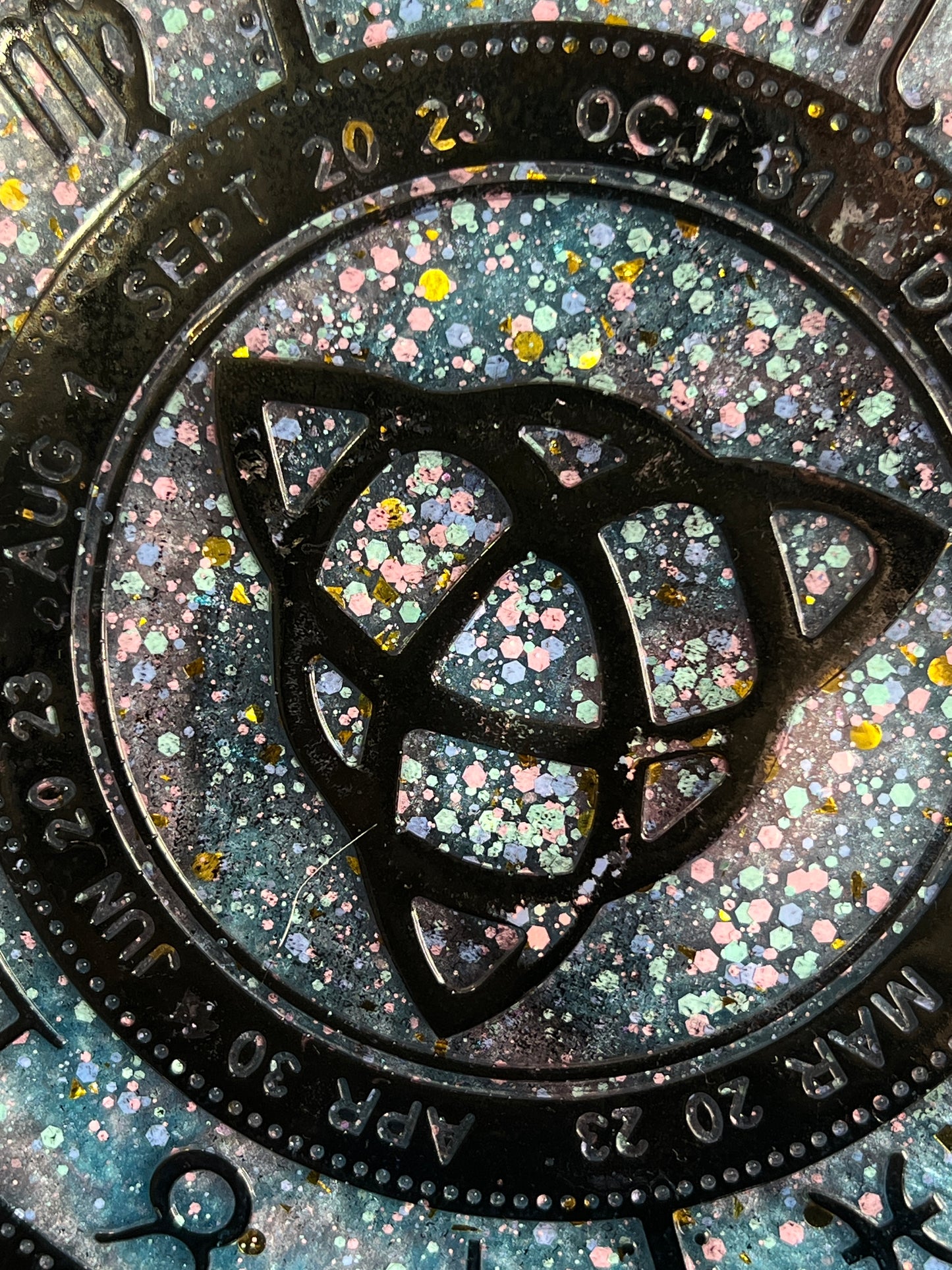 ✨ Celestial Veil Wheel of the Year Altar Tray ✨