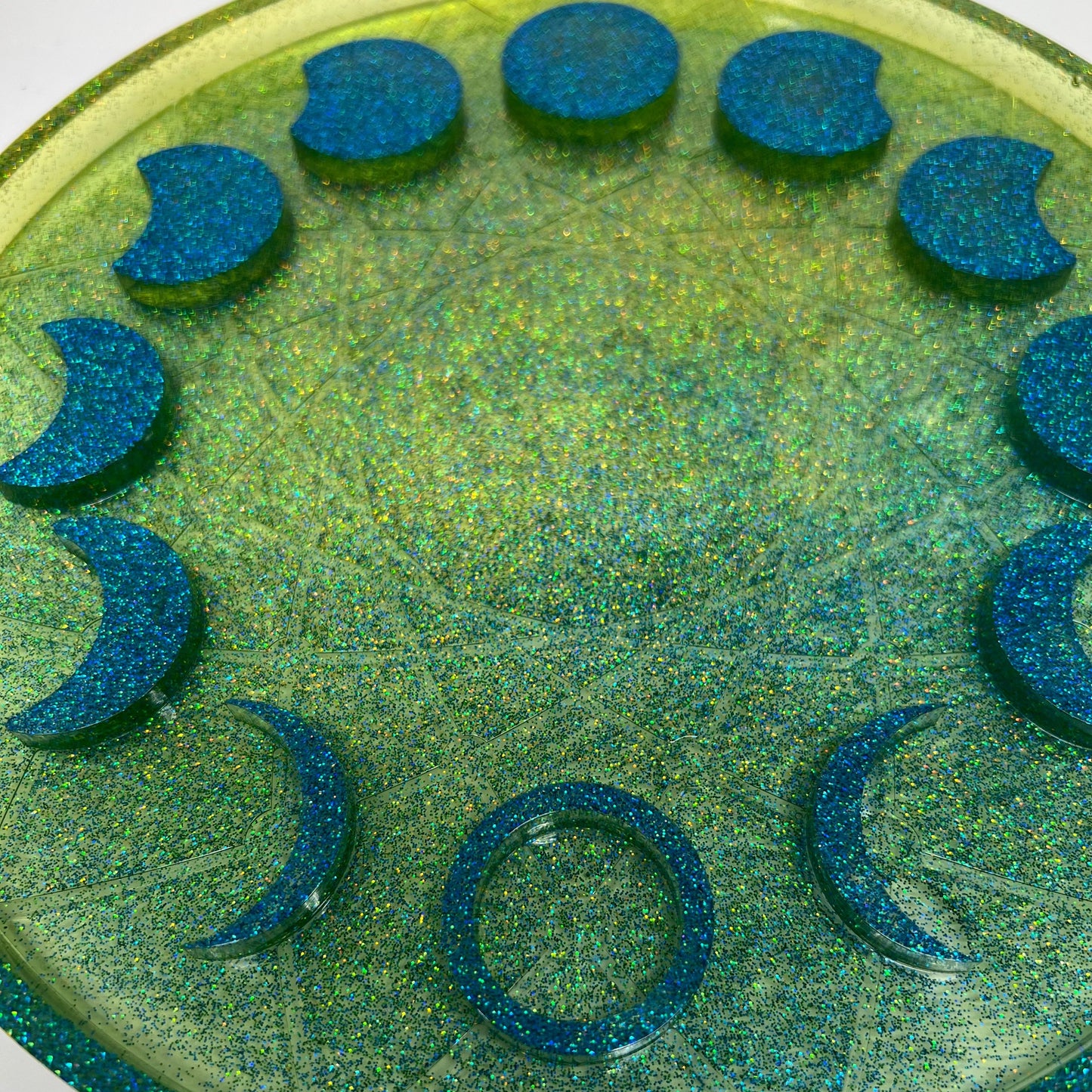 galactic glow 3d moon phase tray - 0