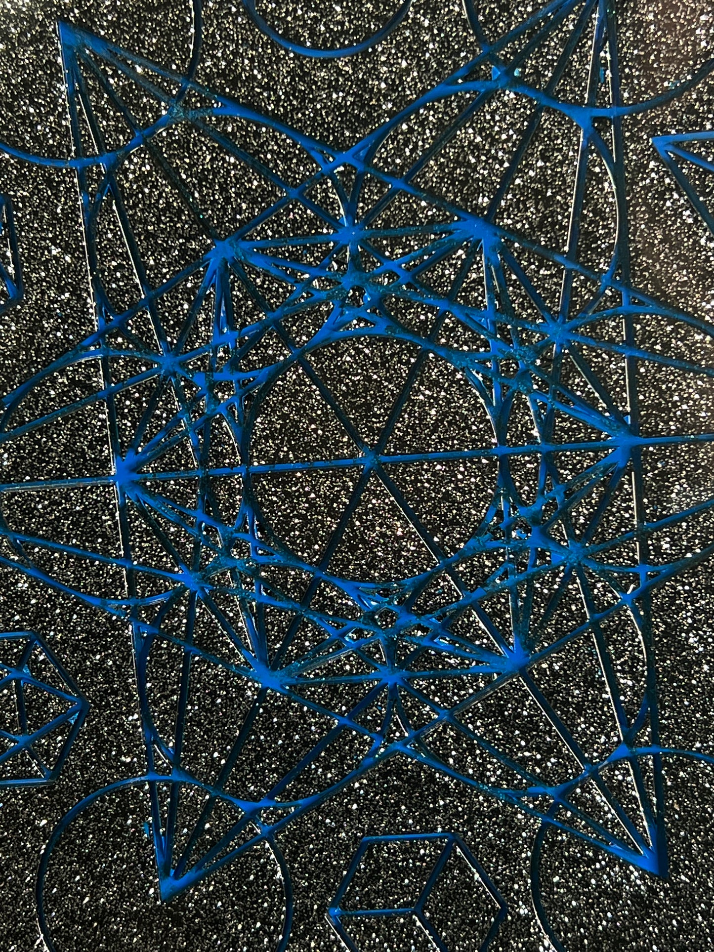 ✨ Starforge Sacred Geometry Tray | Electric Cosmic Altar Disc