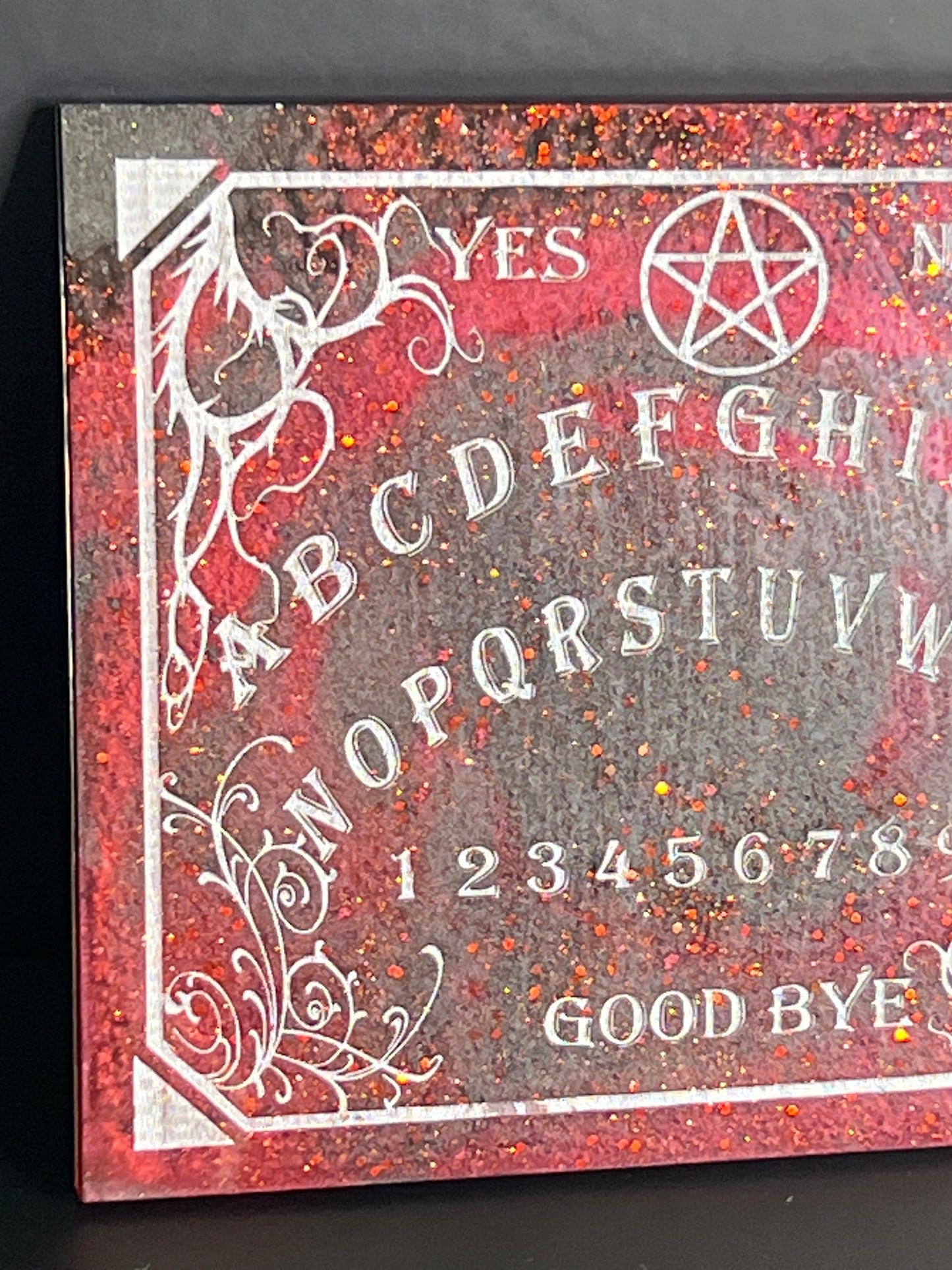 🔥 Ember Shadow Classic Talking Board | Traditional Spirit Communication Board (6" × 4.75")