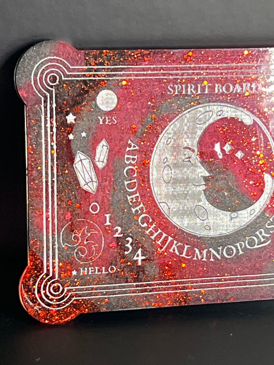 🔥 Crimson Ember Classic Talking Board | Shadowed Insight & Focused Divination (6” x 4”)