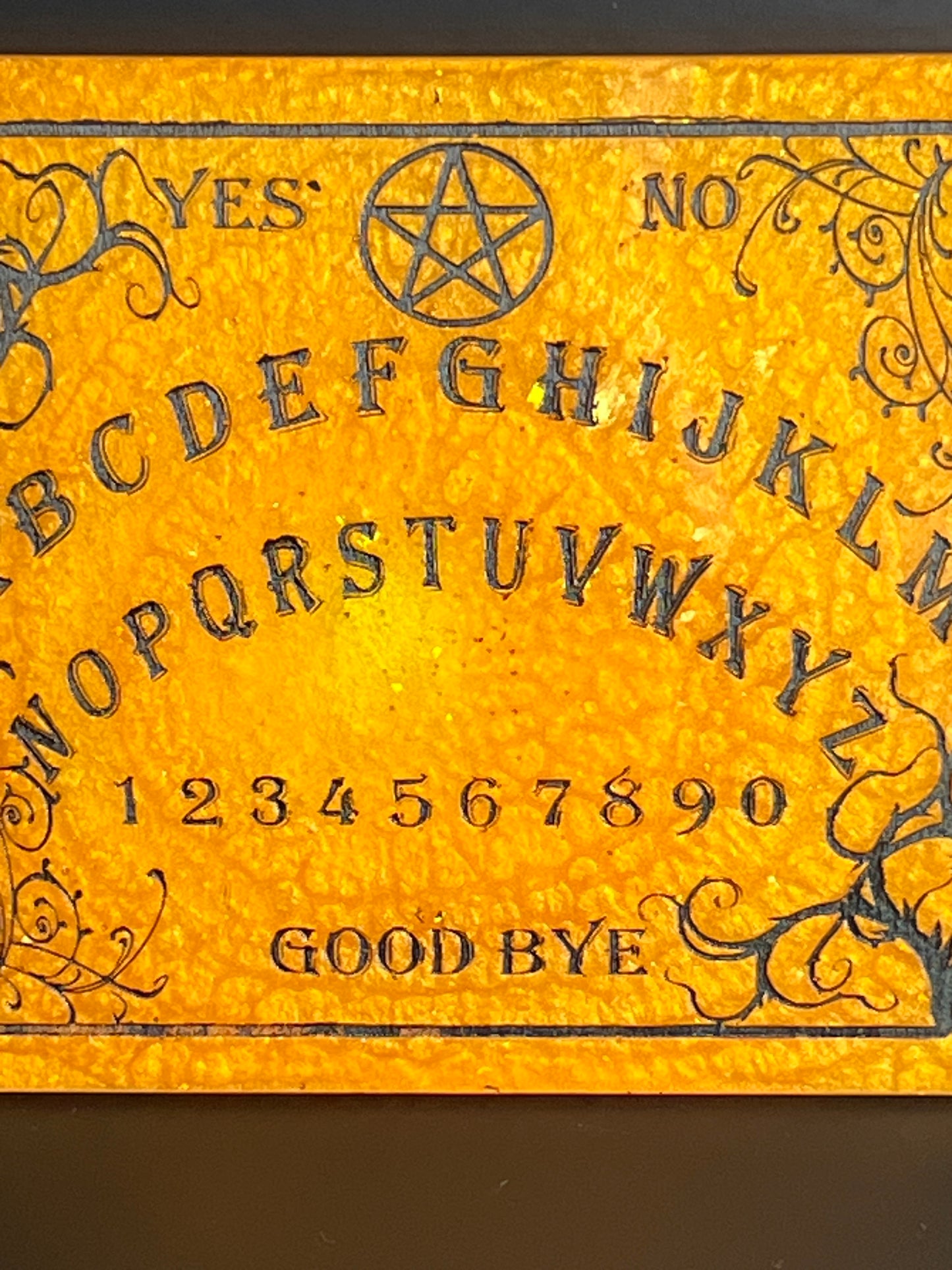 🌞 Golden Threshold Classic Talking Board | Traditional Spirit Communication Board (6" × 4.75")