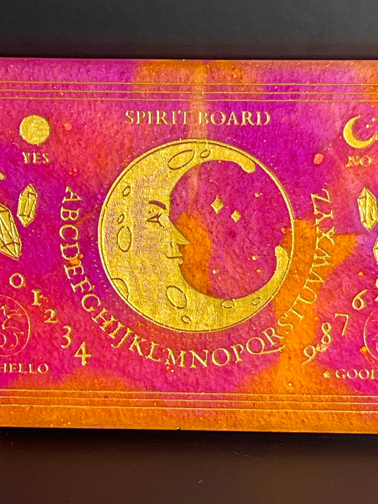 🔥 Sunset Moon Classic Talking Board | Fiery Intuition & Bold Divination Board (6” x 4”)
