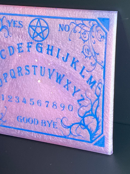 🕯️ Amethyst Veil Classic Talking Board | Traditional Spirit Communication Board (6" × 4.75")