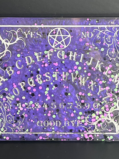 💜 Violet Oracle Classic Talking Board | Traditional Spirit Communication Board (6" × 4.75")