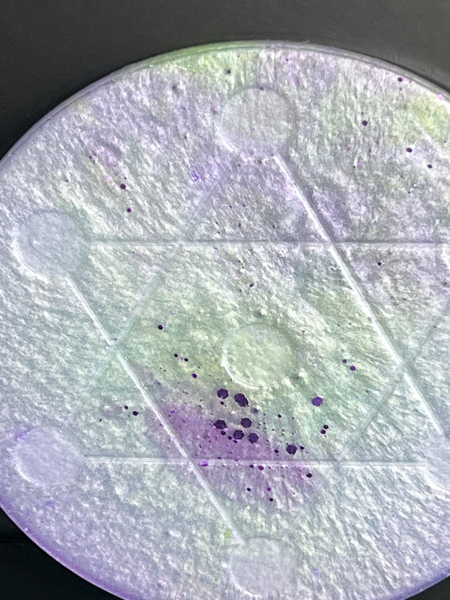 🔮 Aurora Veil Crystal Grid | Gentle Alignment & Energetic Harmony (5”)