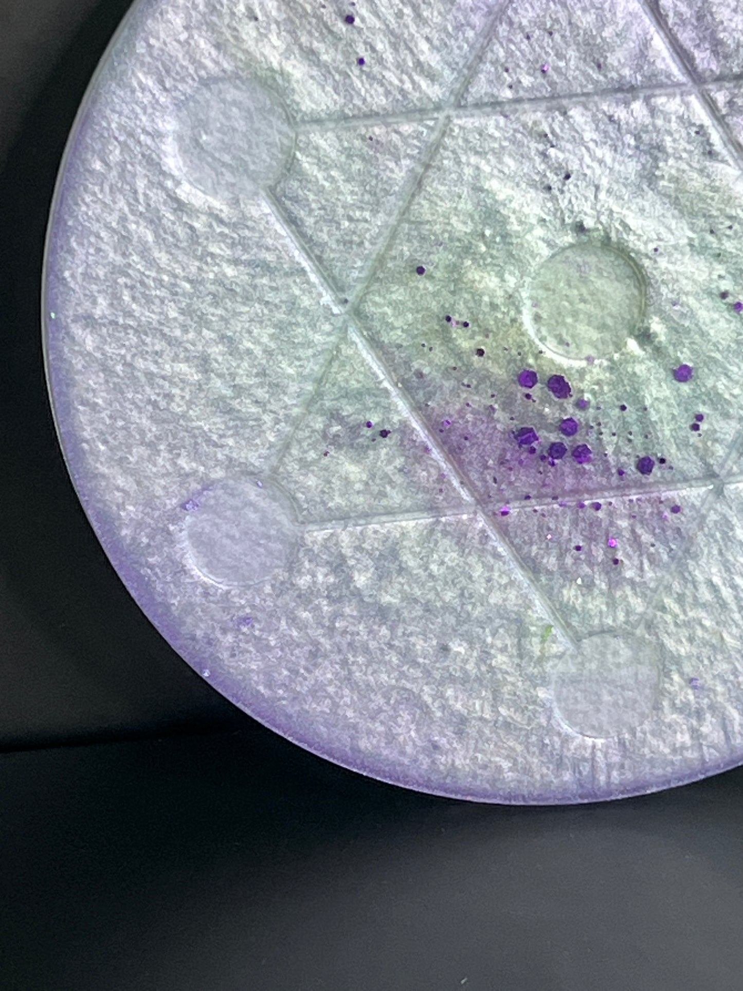 🔮 Aurora Veil Crystal Grid | Gentle Alignment & Energetic Harmony (5”)