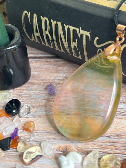 Aurora Dewdrop Pendant | Pastel Light & Gentle Glow