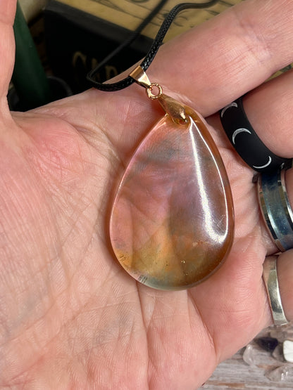Aurora Dewdrop Pendant | Pastel Light & Gentle Glow