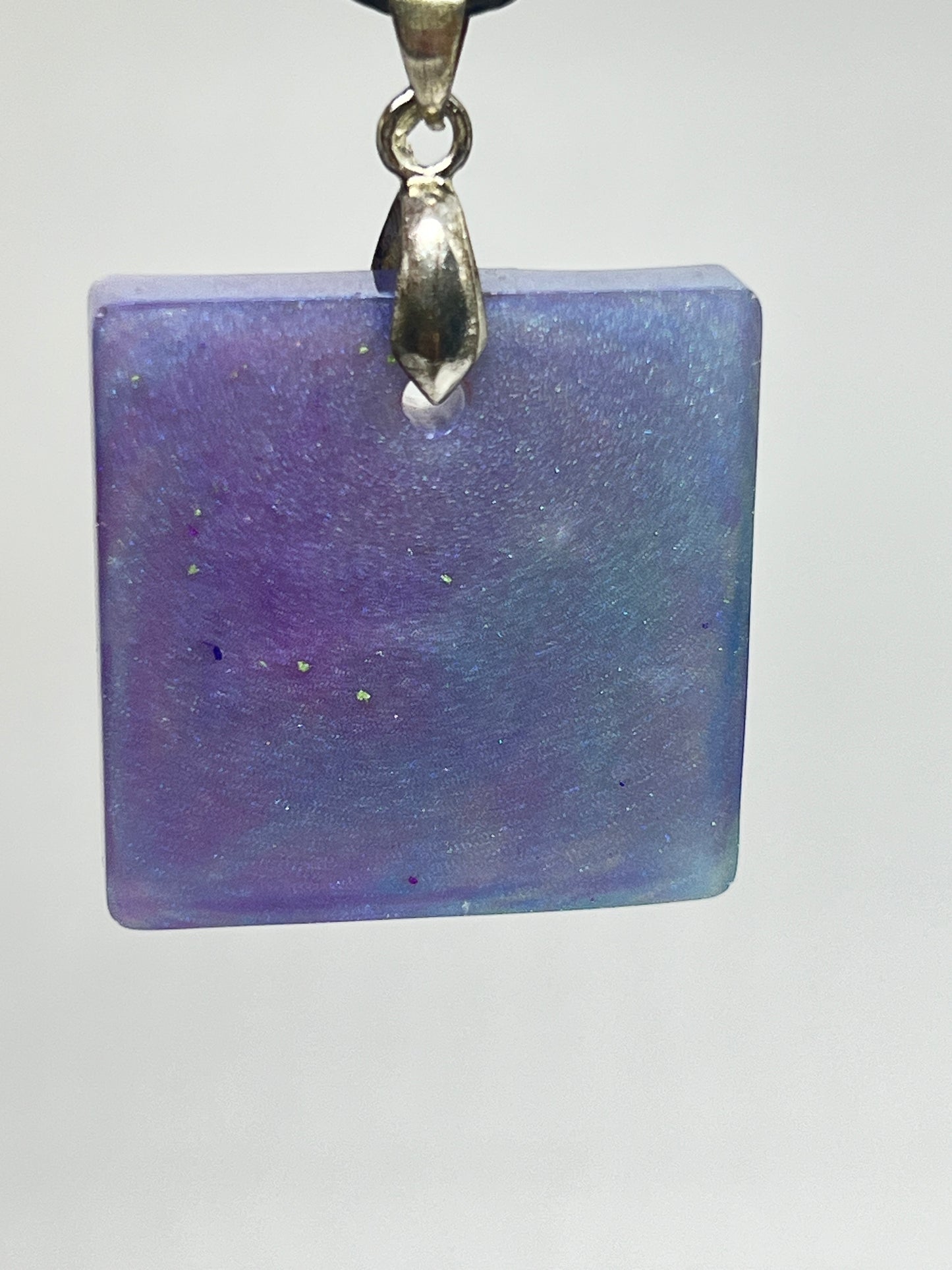 Cosmic Veil — Galaxy Resin Pendant
