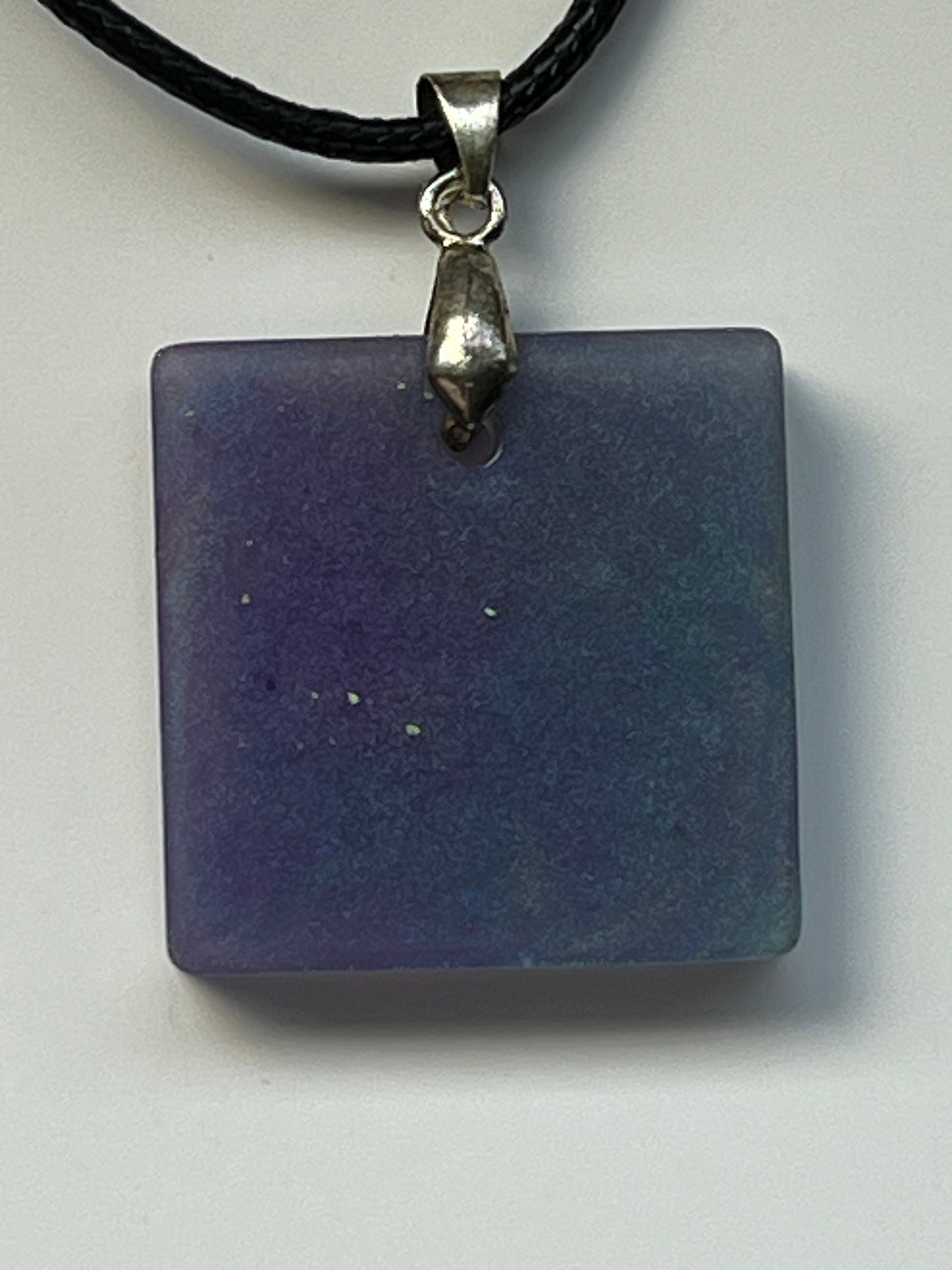 Cosmic Veil — Galaxy Resin Pendant