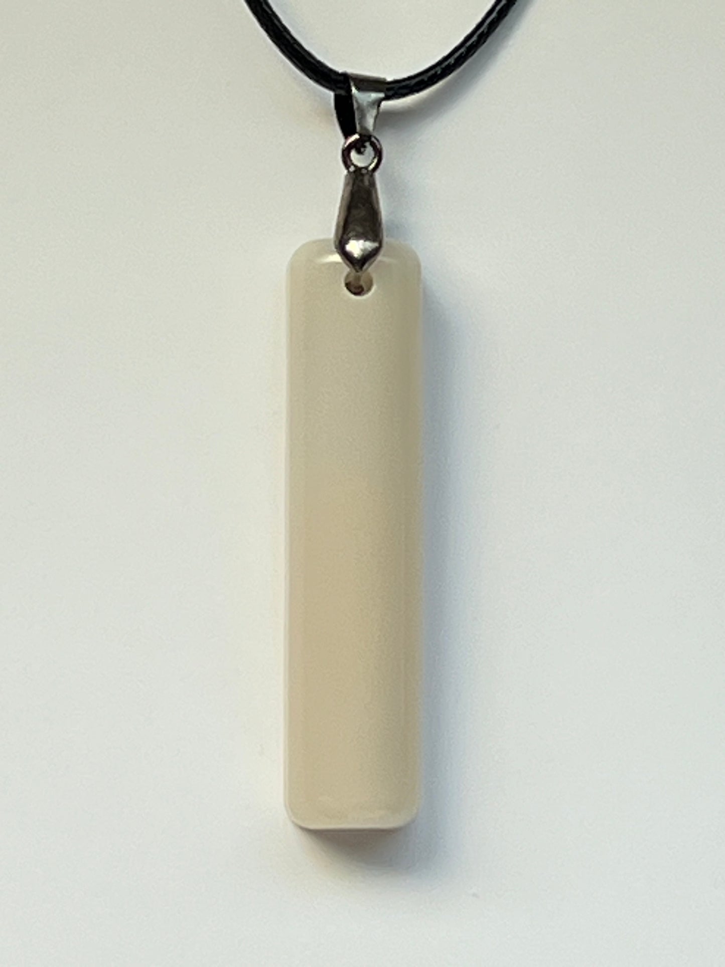 Moonbeam Wand — Ivory Bar Resin Pendant