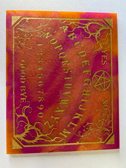 🔥 Solar Ember Classic Talking Board | Traditional Spirit Communication Board (6" × 4.75")