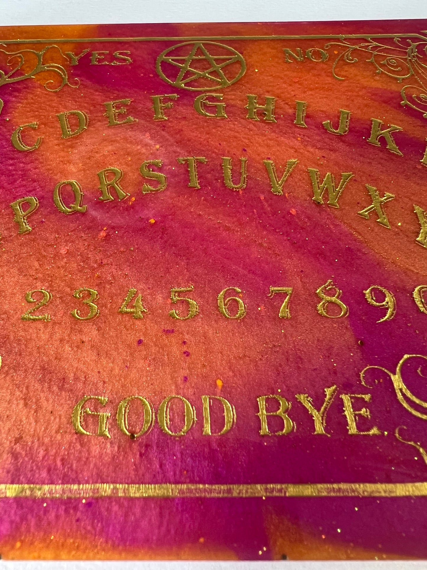 🔥 Solar Ember Classic Talking Board | Traditional Spirit Communication Board (6" × 4.75")